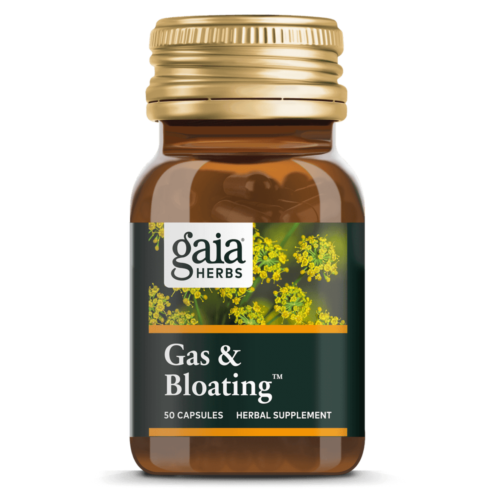 Gaia Herbs Gaia Herbs - Rapidrelief Gas & Bloating - 50 Capsules