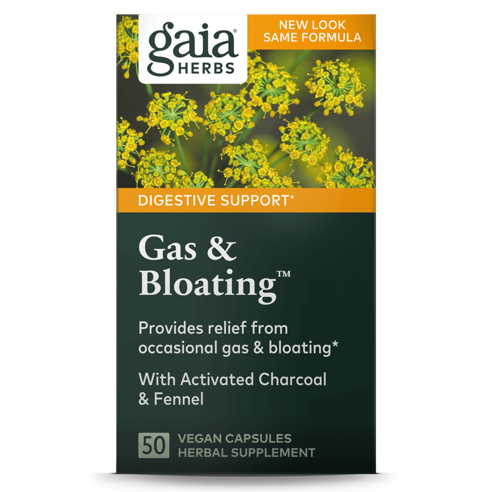 Gaia Herbs Gaia Herbs - Rapidrelief Gas & Bloating - 50 Capsules