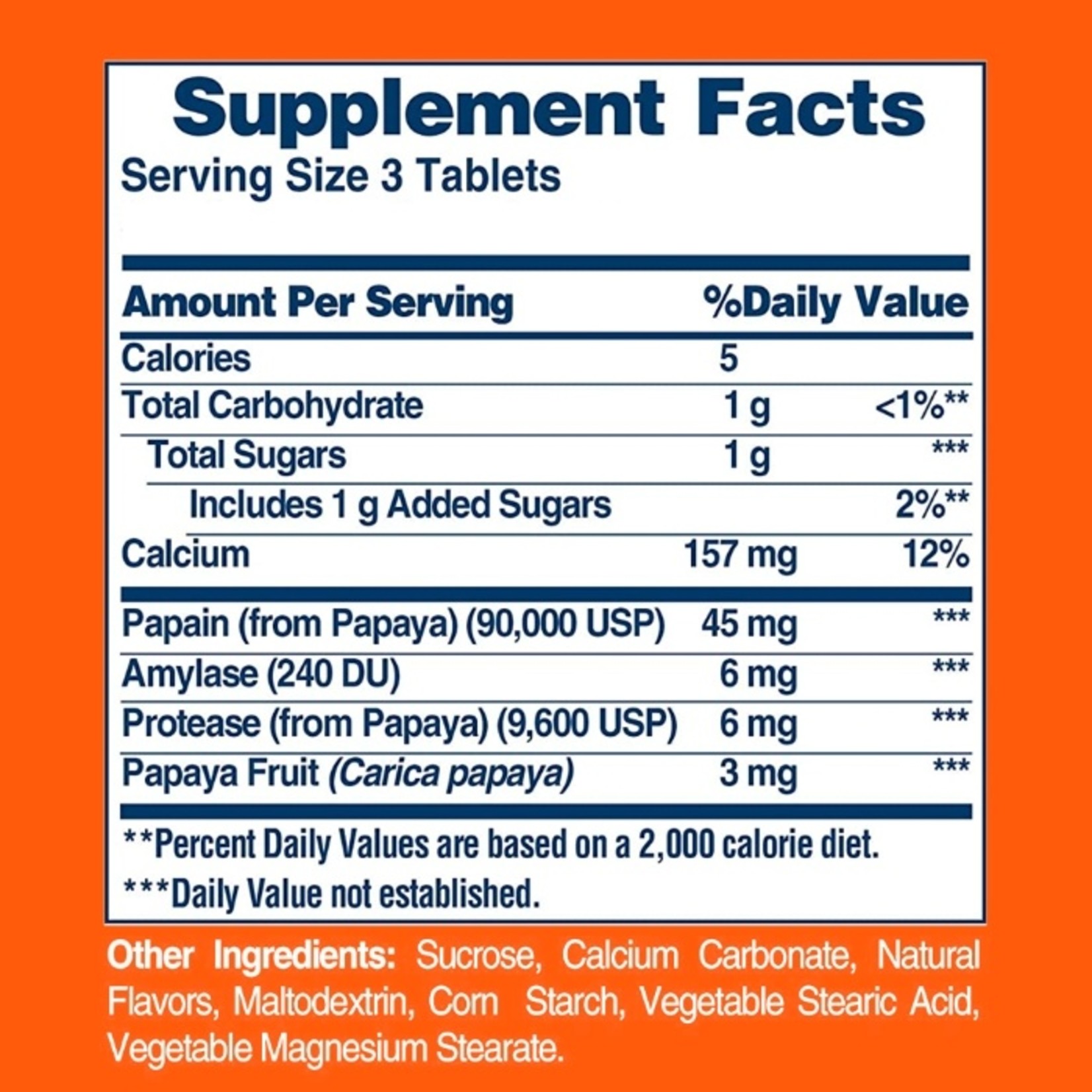 American Health American Health - Original Chewable Papaya Enzyme - 100 Tablets