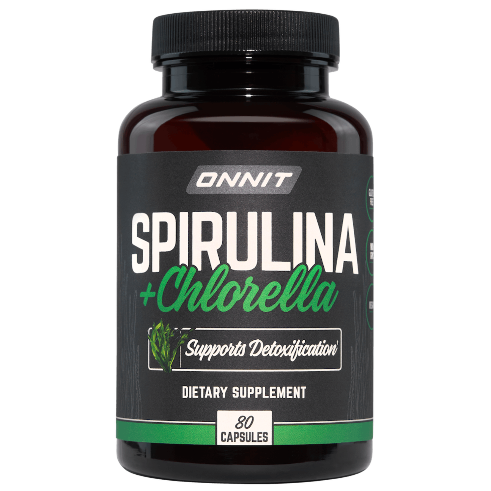 Onnit Onnit - Spirulina Chlorella - 80 Capsules