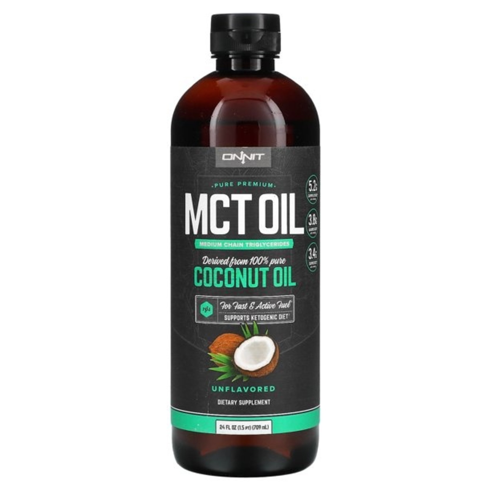 Onnit Onnit - Mct Oil Unflavored - 24 oz