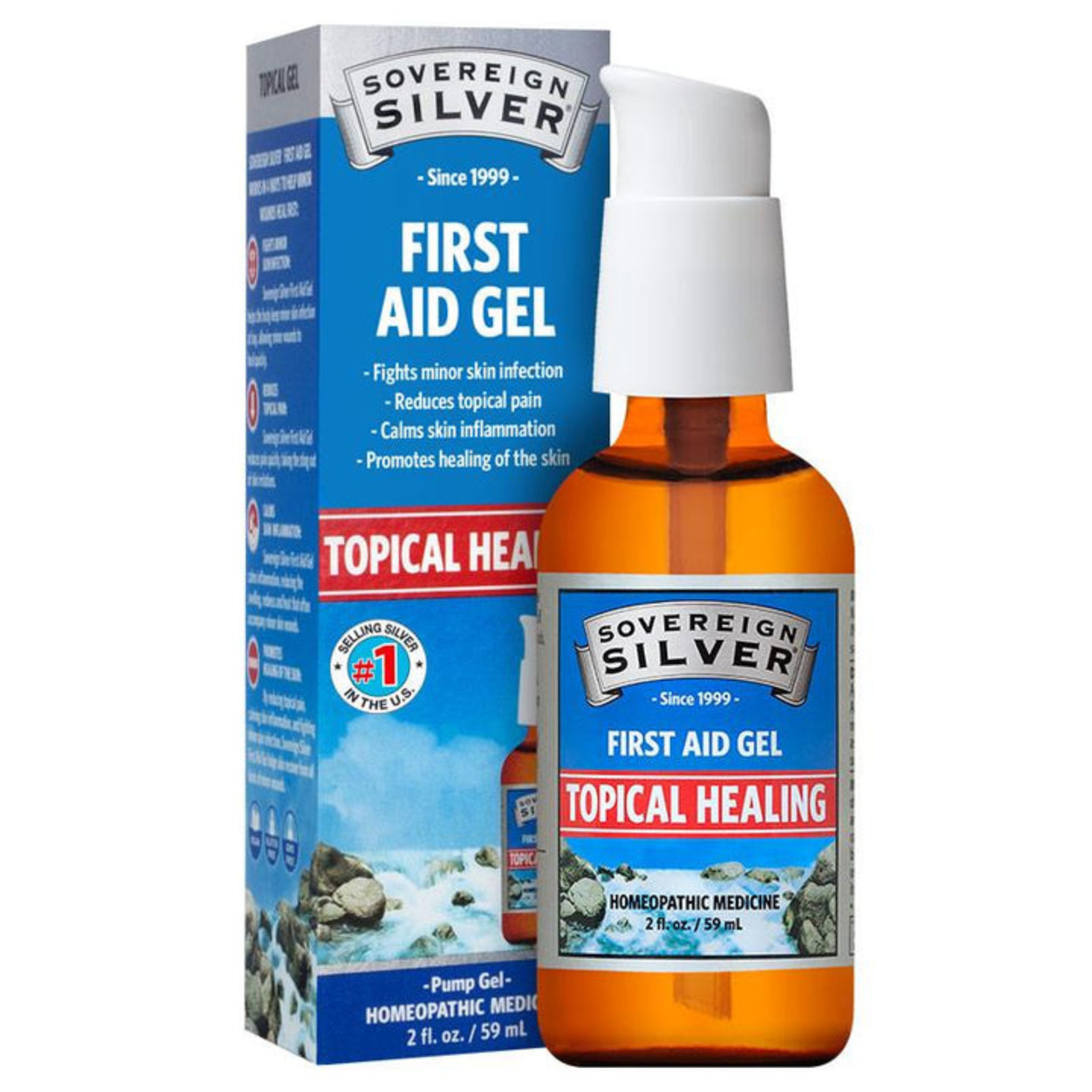 Sovereign Silver Sovereign Silver - Silver Hydrosol Aid Gel - 2 oz
