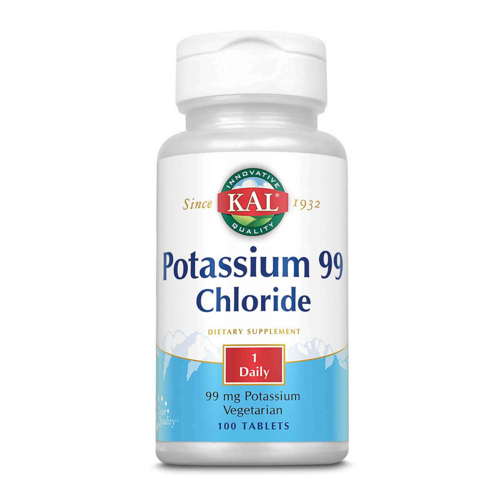 Kal Kal - Potassium 99 Chloride - 100 Capsules