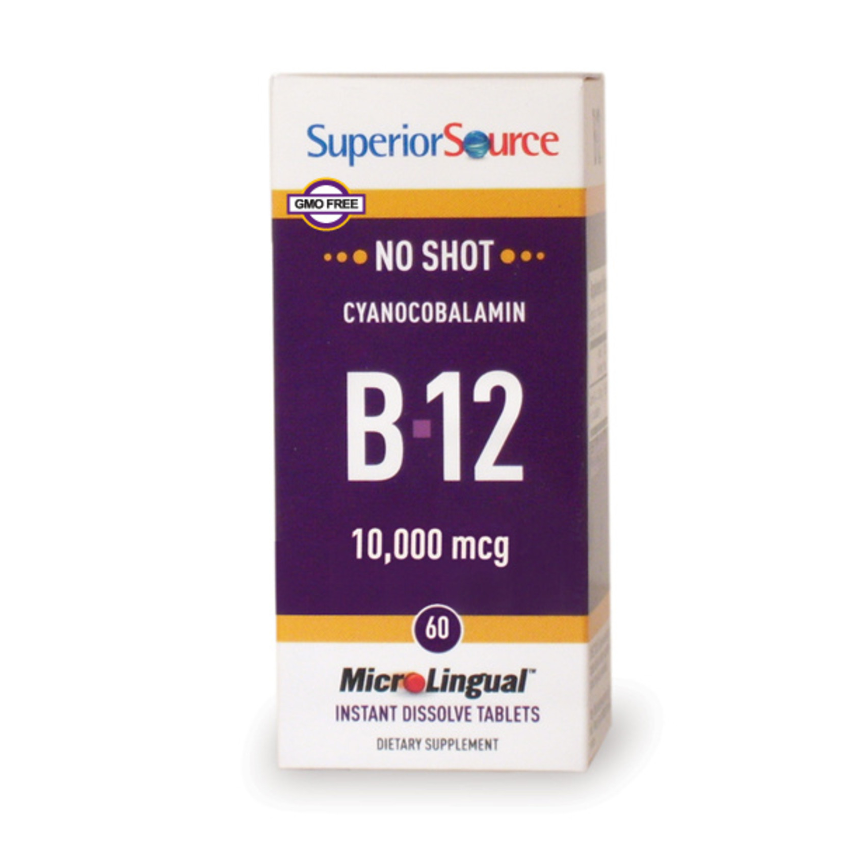 Superior Source Superior Source - B12 10,000 mcg - 30 Tablets
