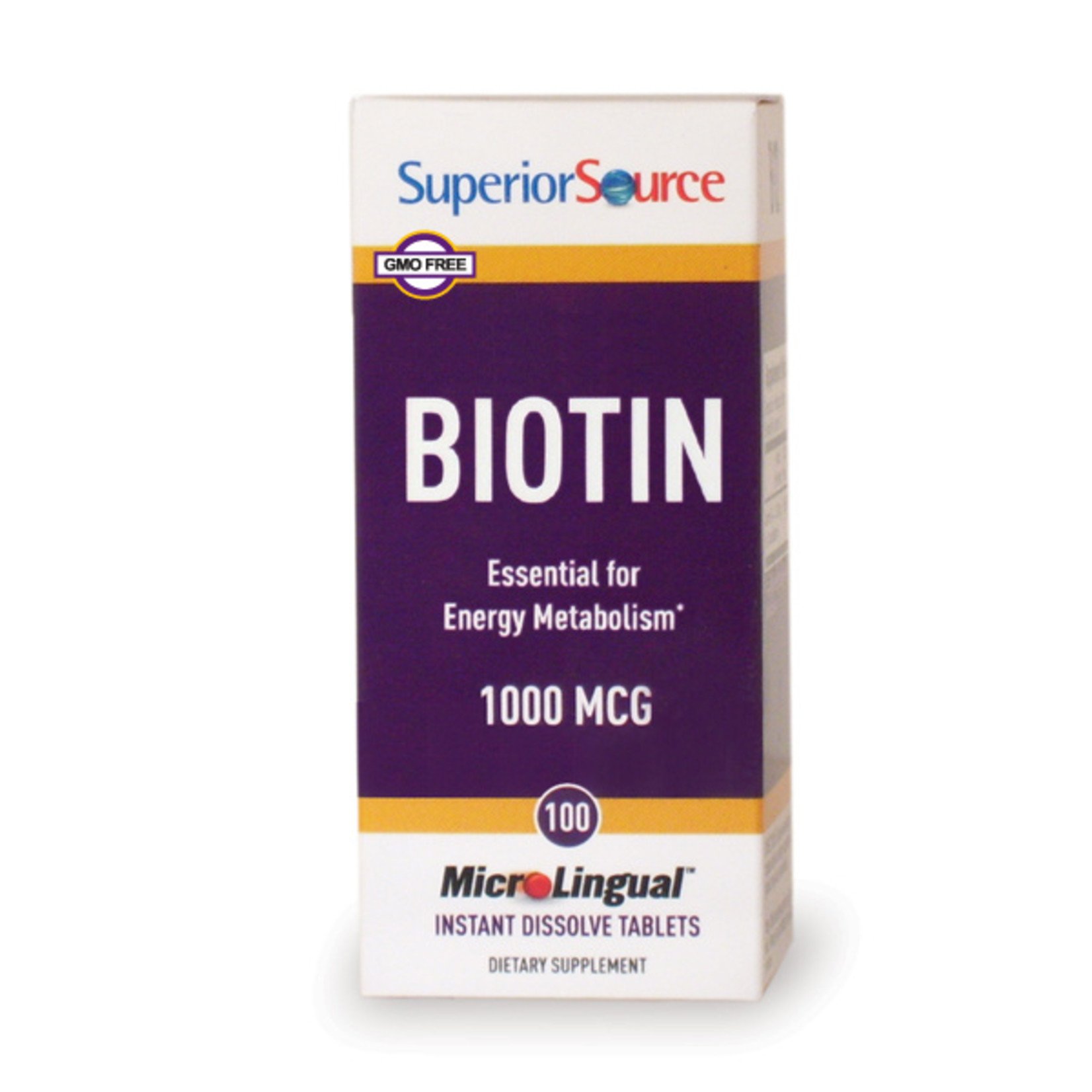 Superior Source Superior Source - Biotin 1,000 mcg - 100 Tablets