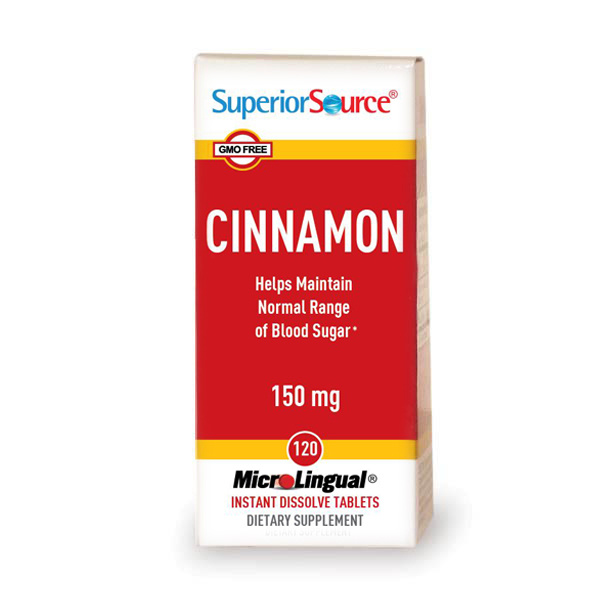 Superior Source Cinnamon Extra 120 Tablets Charlotte Vitamins