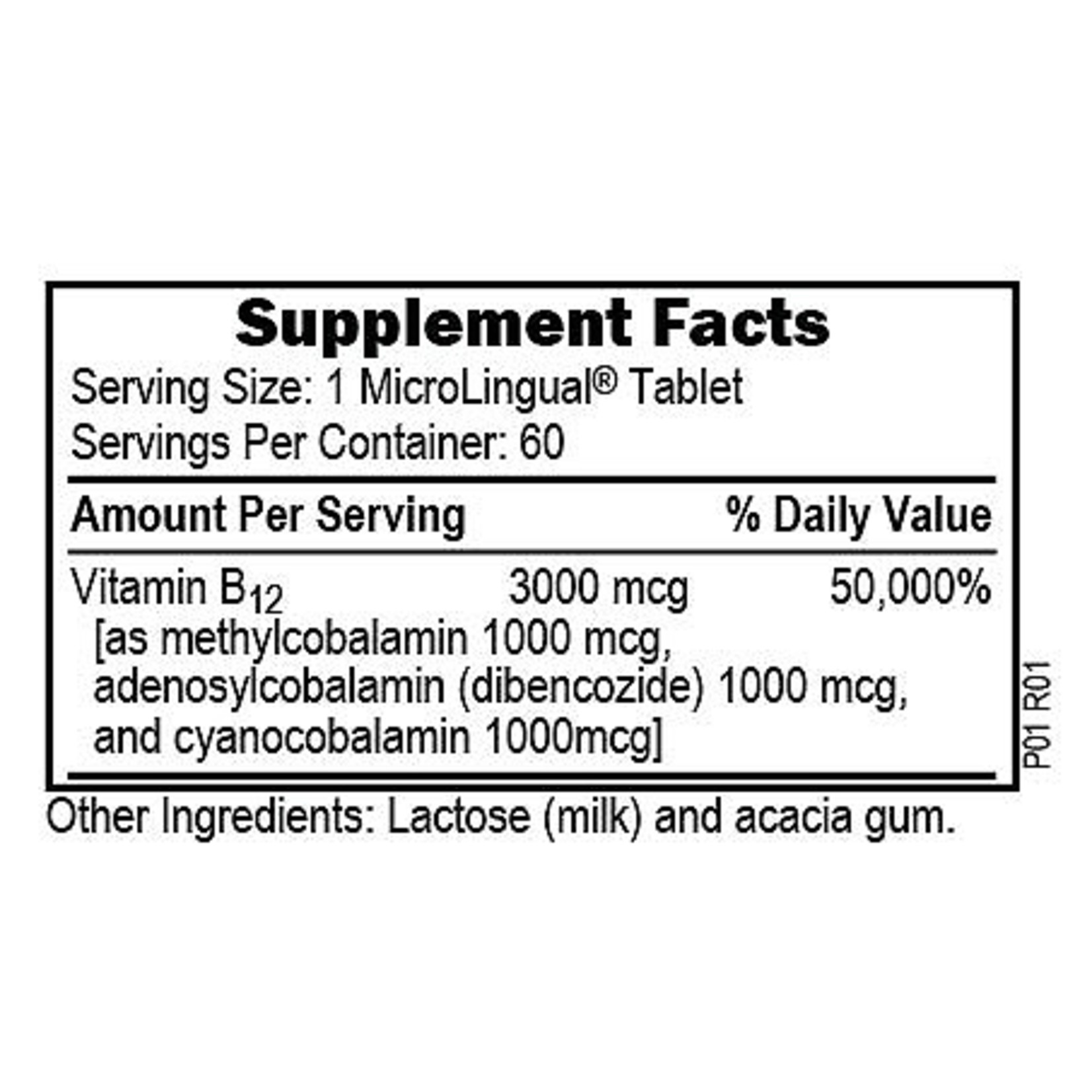 Superior Source Superior Source - Triple B-12 3,000 mcg - 60 Tablets