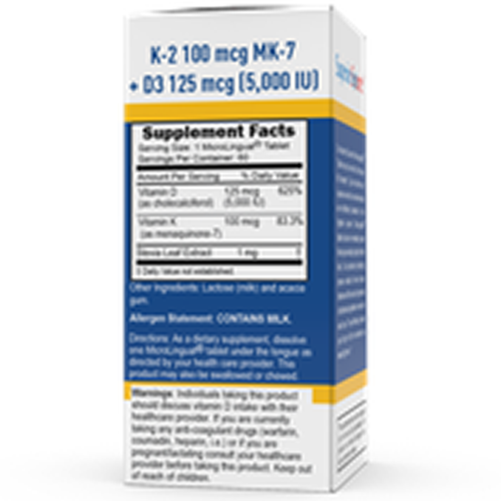 Superior Source Superior Source - K2 100 mcg With D3 5000 - 60 Tablets