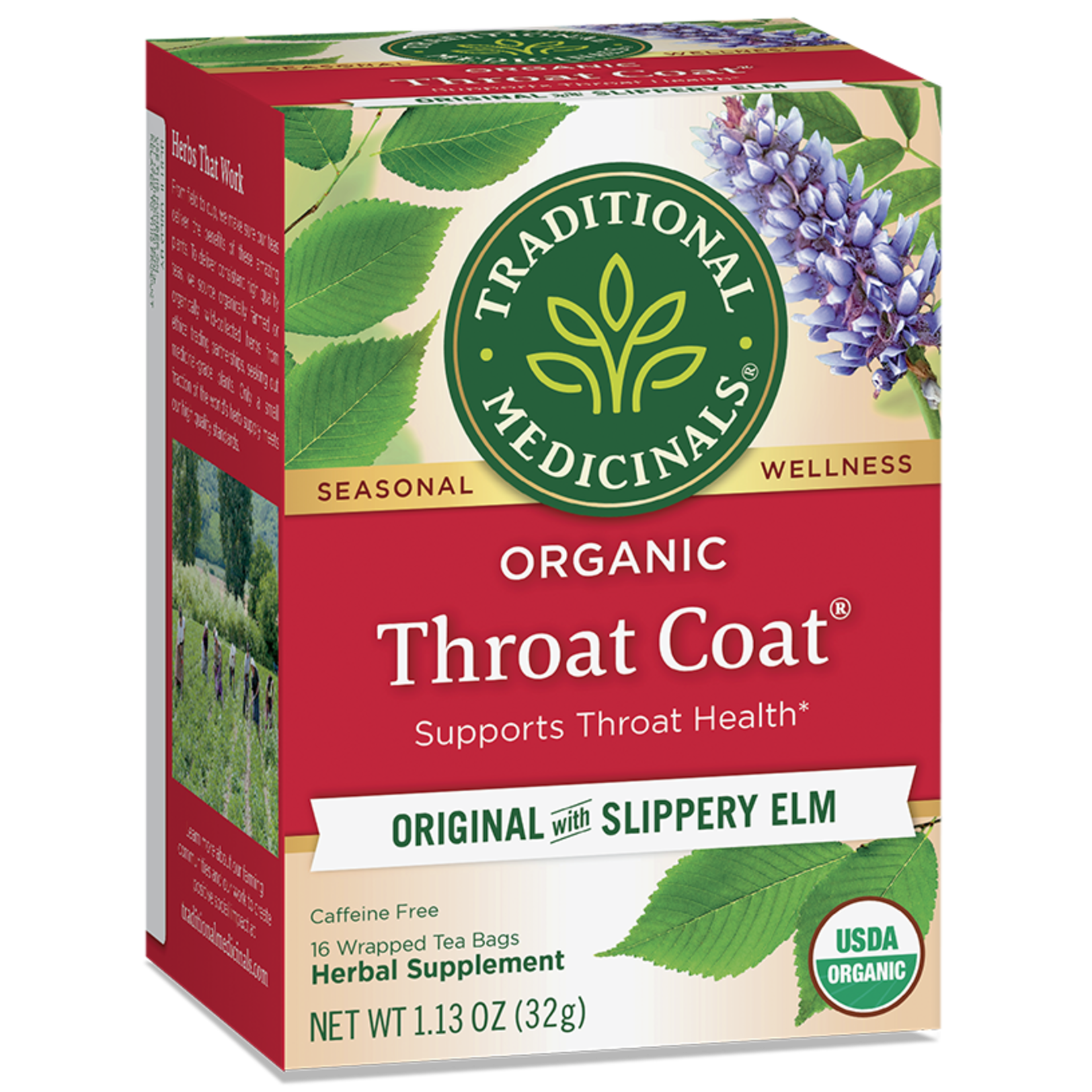 Traditional Medicinals Traditional Medicinals - Throat Coat Herbal Tea - 16 Bags