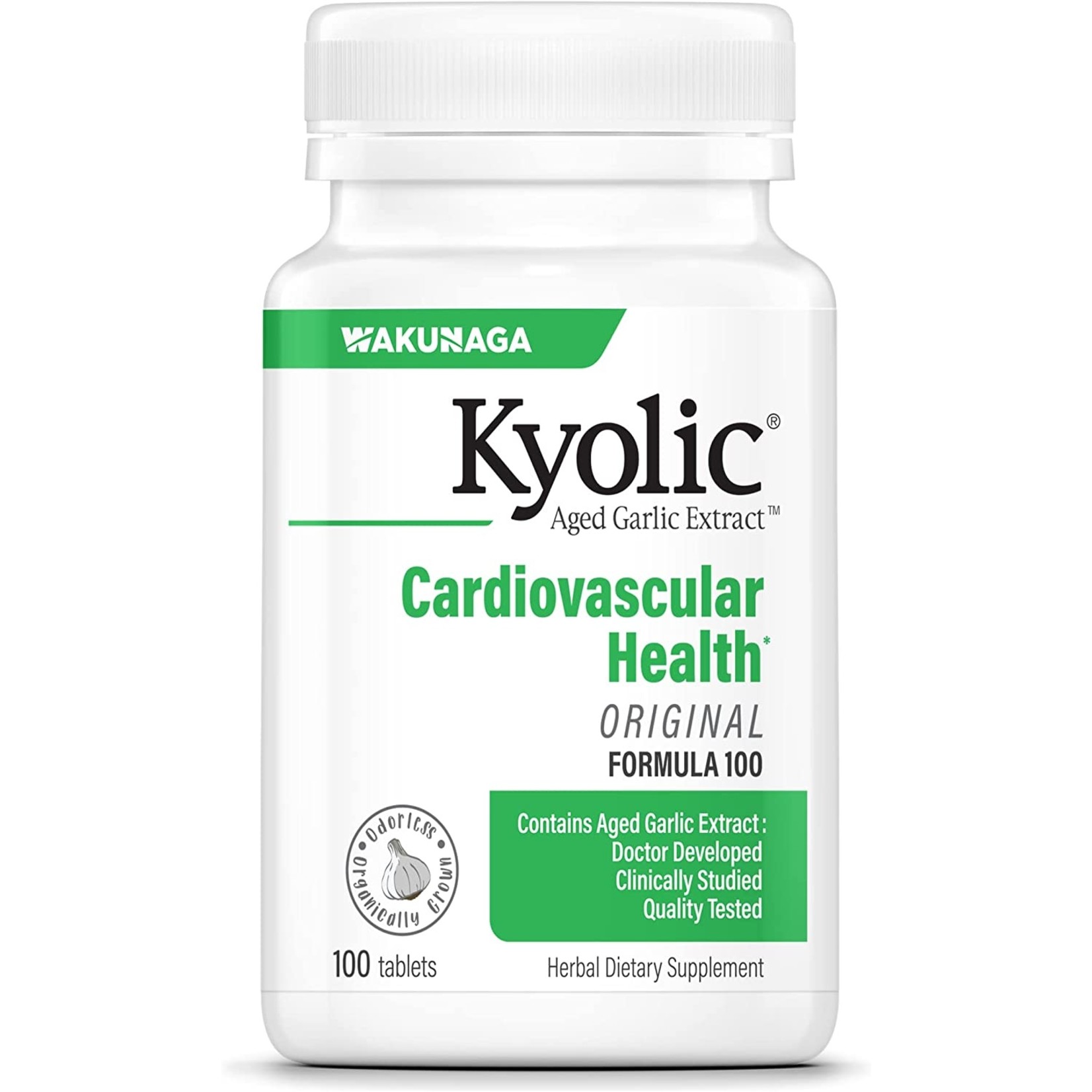 Kyolic Kyolic - Aged Garlic Extract Hi-Po Formula 100 - 100 Tablets