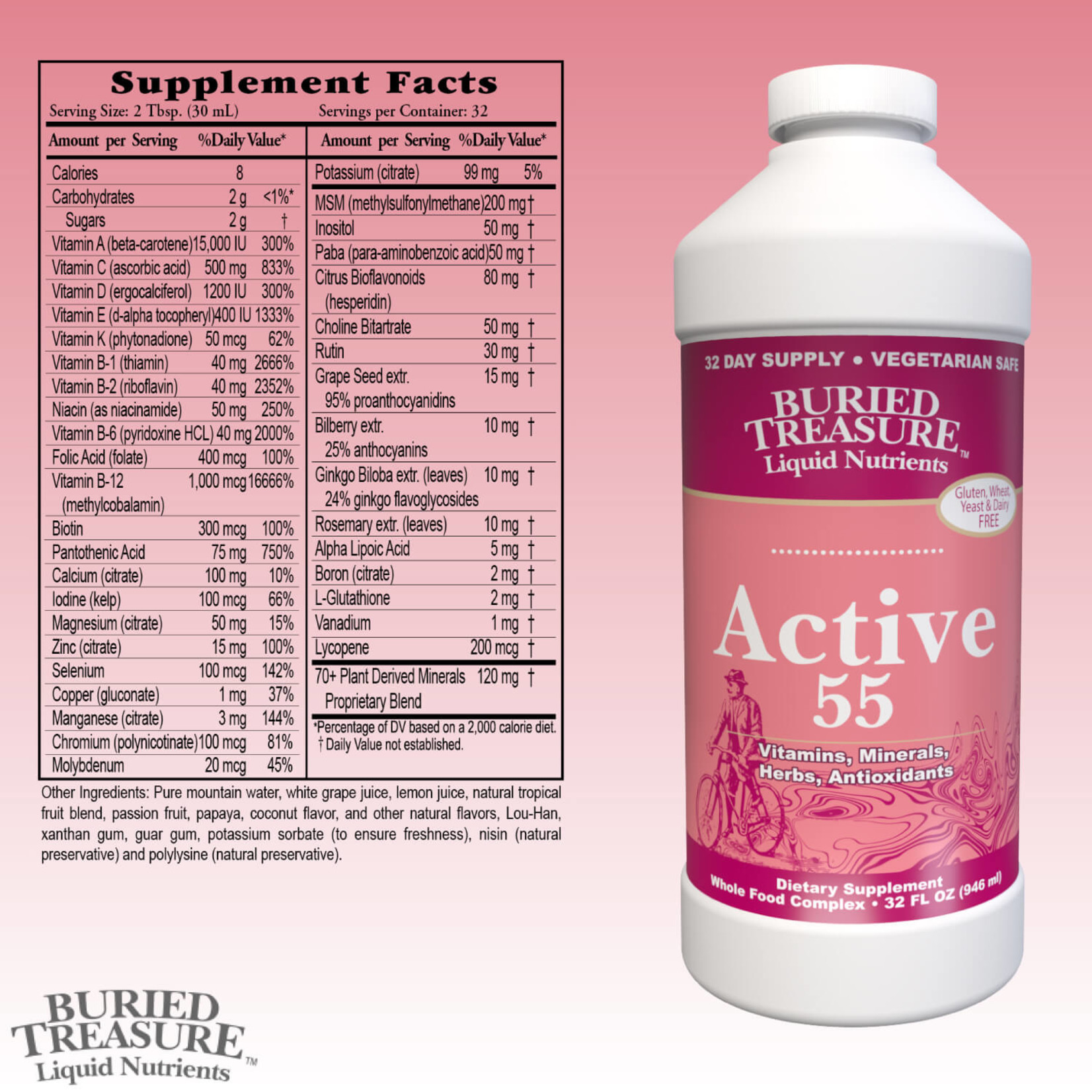 Buried Treasure Buried Treasure - Active 55 Plus - 32 fl oz