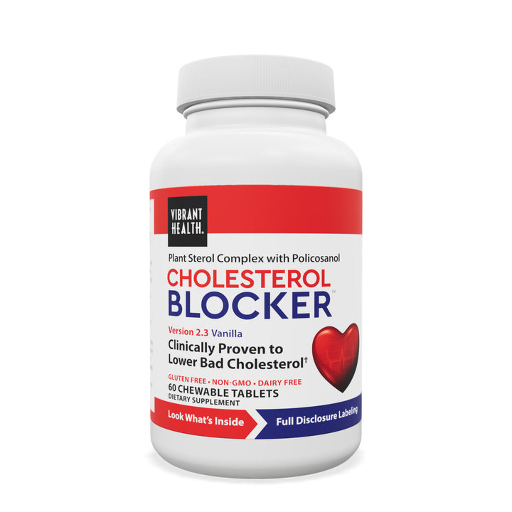 Vibrant Health Vibrant Health - Cholesterol Blocker - 60 Chewable Tablets