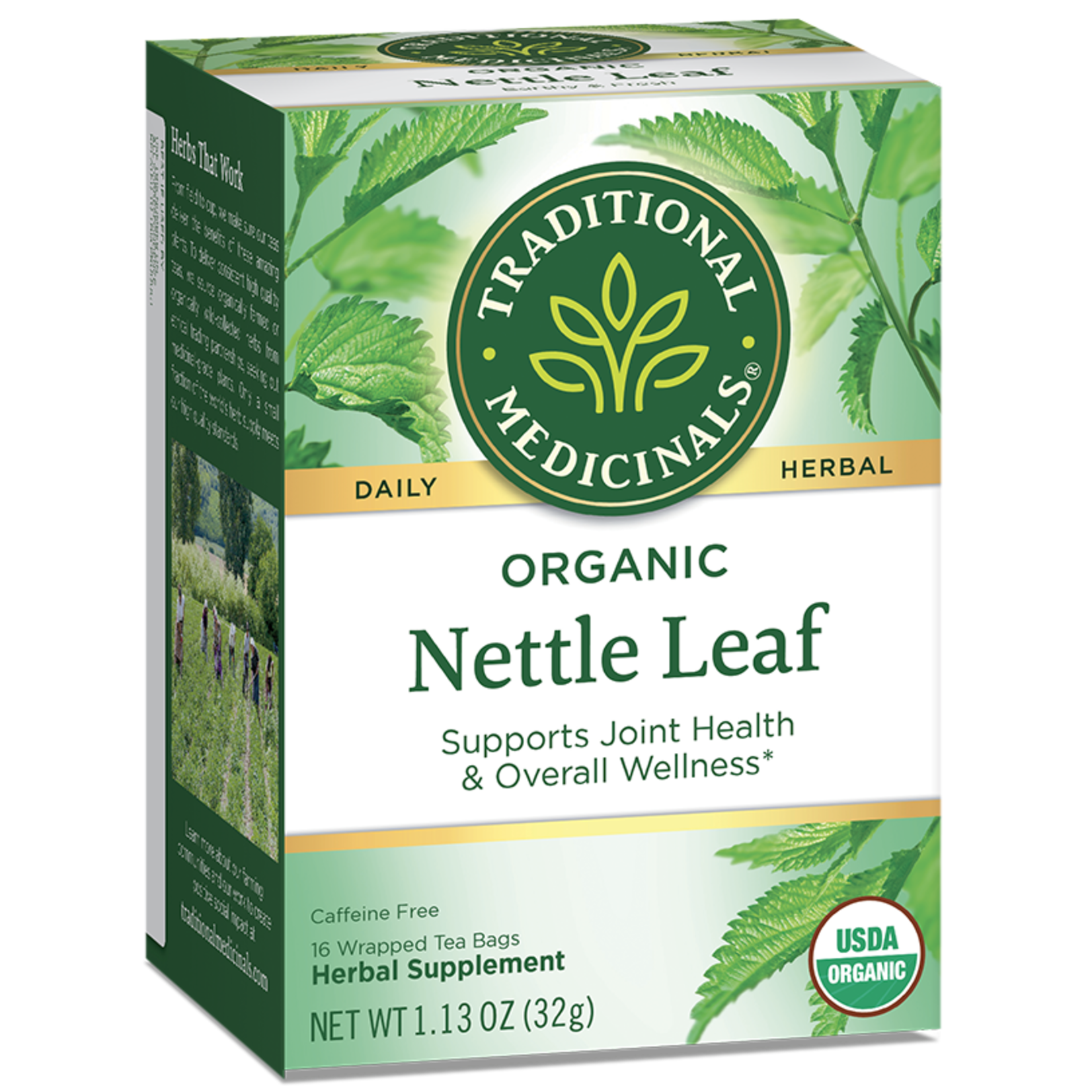 Traditional Medicinals Traditional Medicinals - Organic Nettle Leaf Herbal Tea - 16 Bags