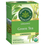 Traditional Medicinals Organic Golden Green Tea Lemongrass - 16 Bags