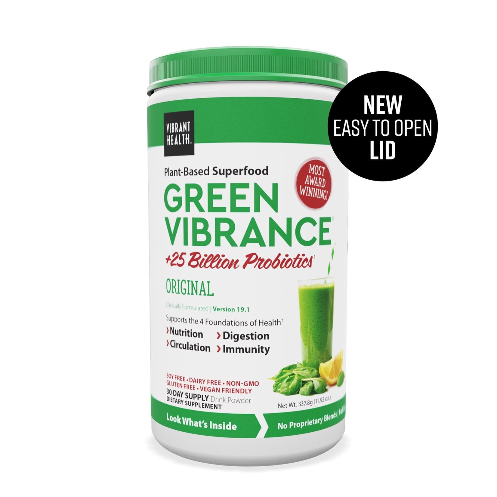Vibrant Health Vibrant Health - Green Vibrance + Probiotics - 11.92 oz