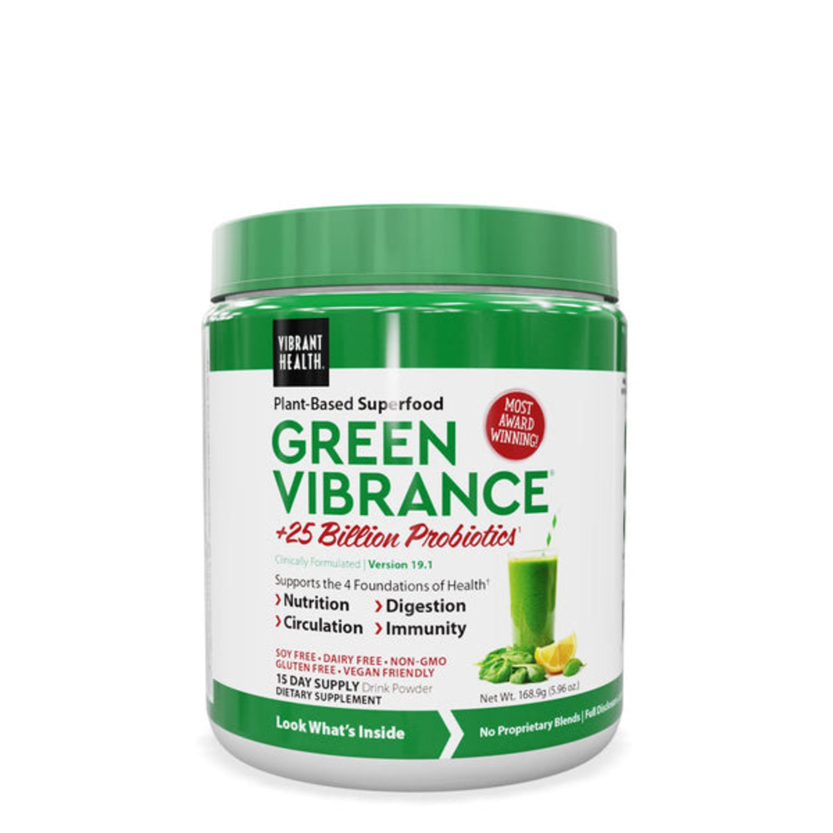 Vibrant Health Vibrant Health - Green Vibrance +25 Billion Probiotics - 5.96 oz
