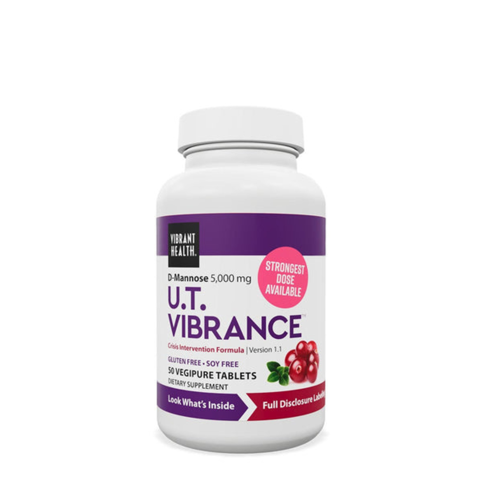 Vibrant Health Vibrant Health - Ut Vibrance D-Mannose - 50 Tablets