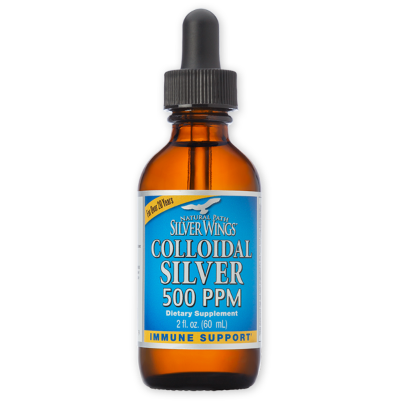 Natural Path Silver Wings Natural Path Silver Wings - Colloidal Silver 500 PPM - 2 oz