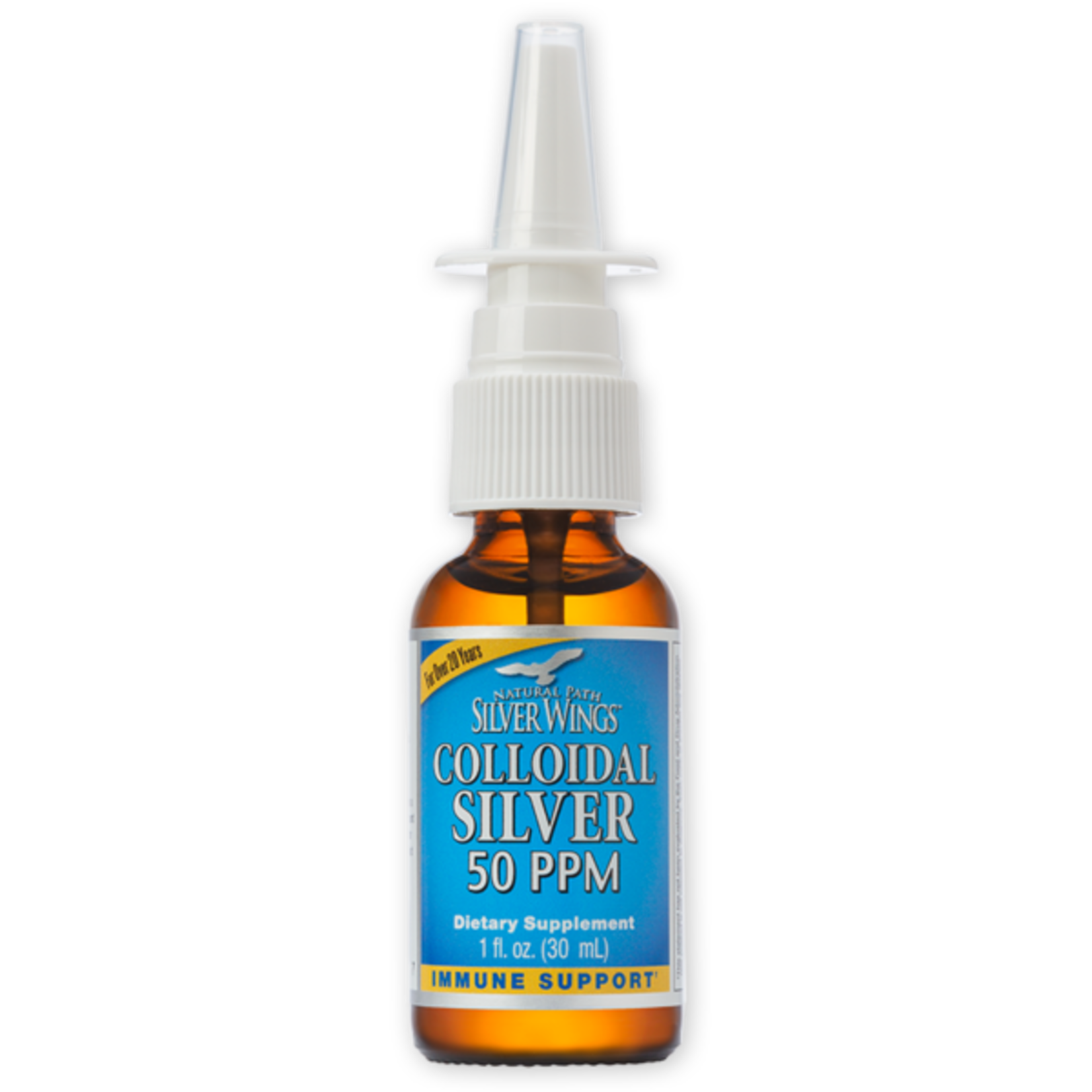 Natural Path Silver Wings Natural Path Silver Wings - Colloidal Silver 50 PPM Liquid - 1 oz