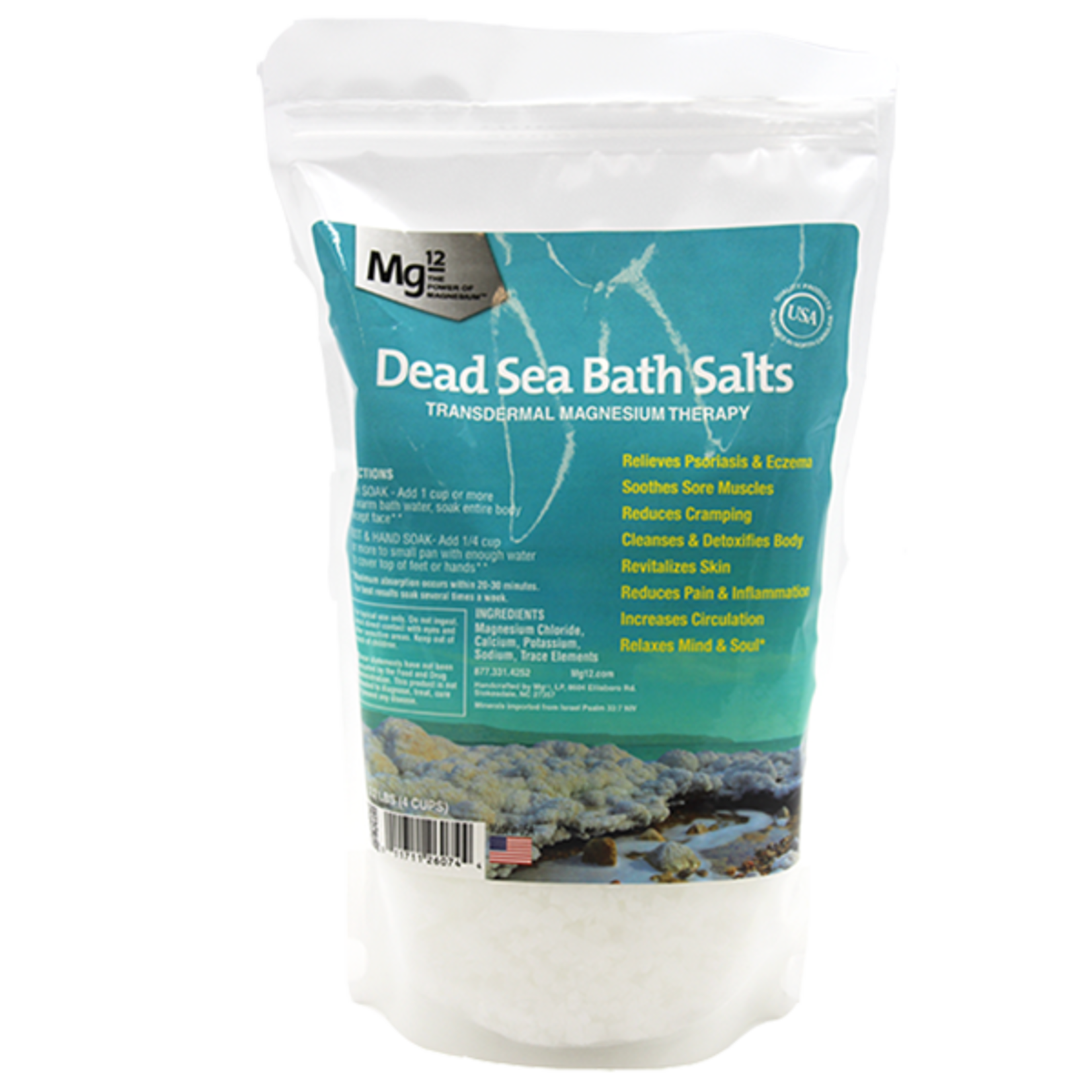 Mg12 Mg12 - Dead Sea Bath Salts - 2.2 lbs