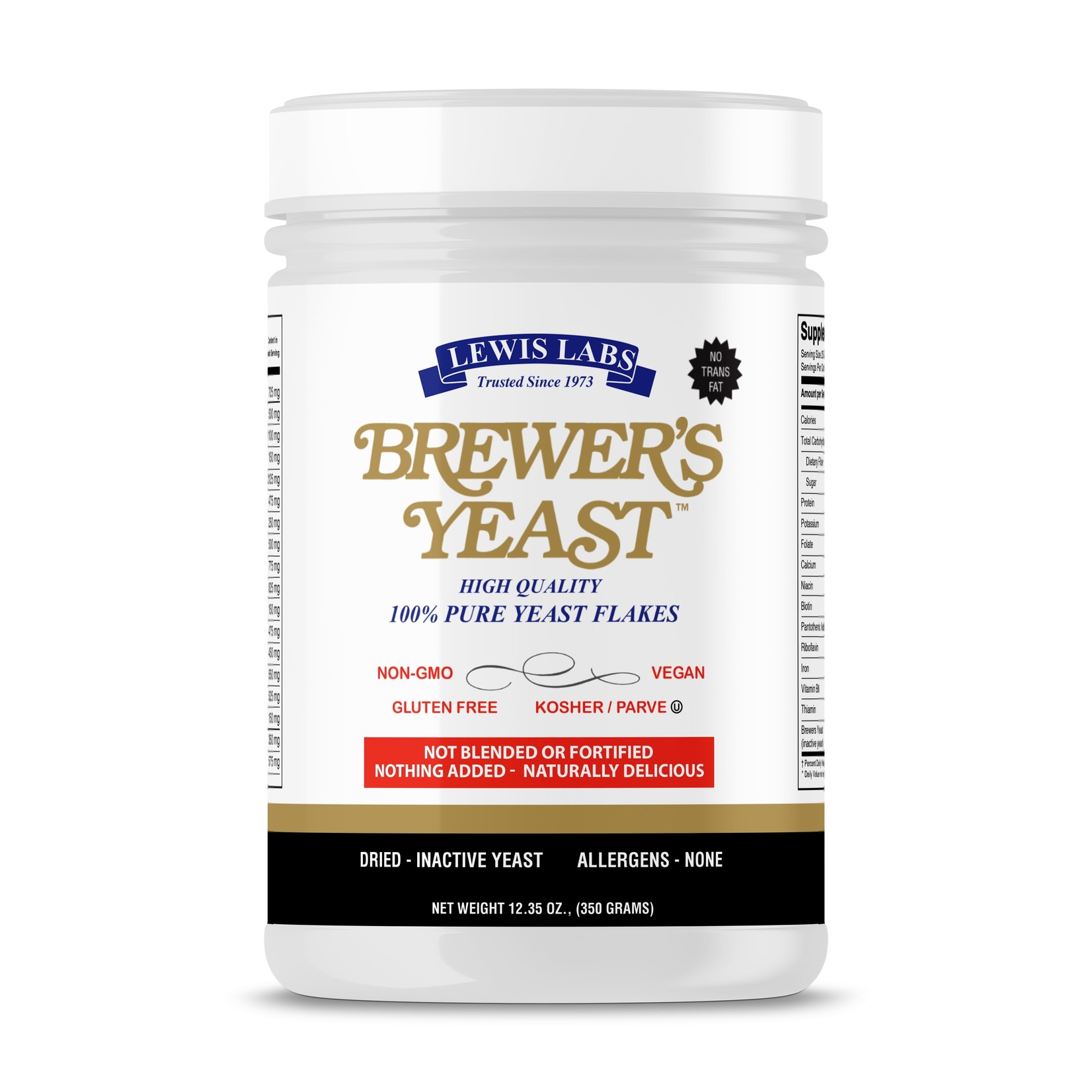 Lewis Labs Lewis Labs - Brewers Yeast Flakes - 12.35 oz