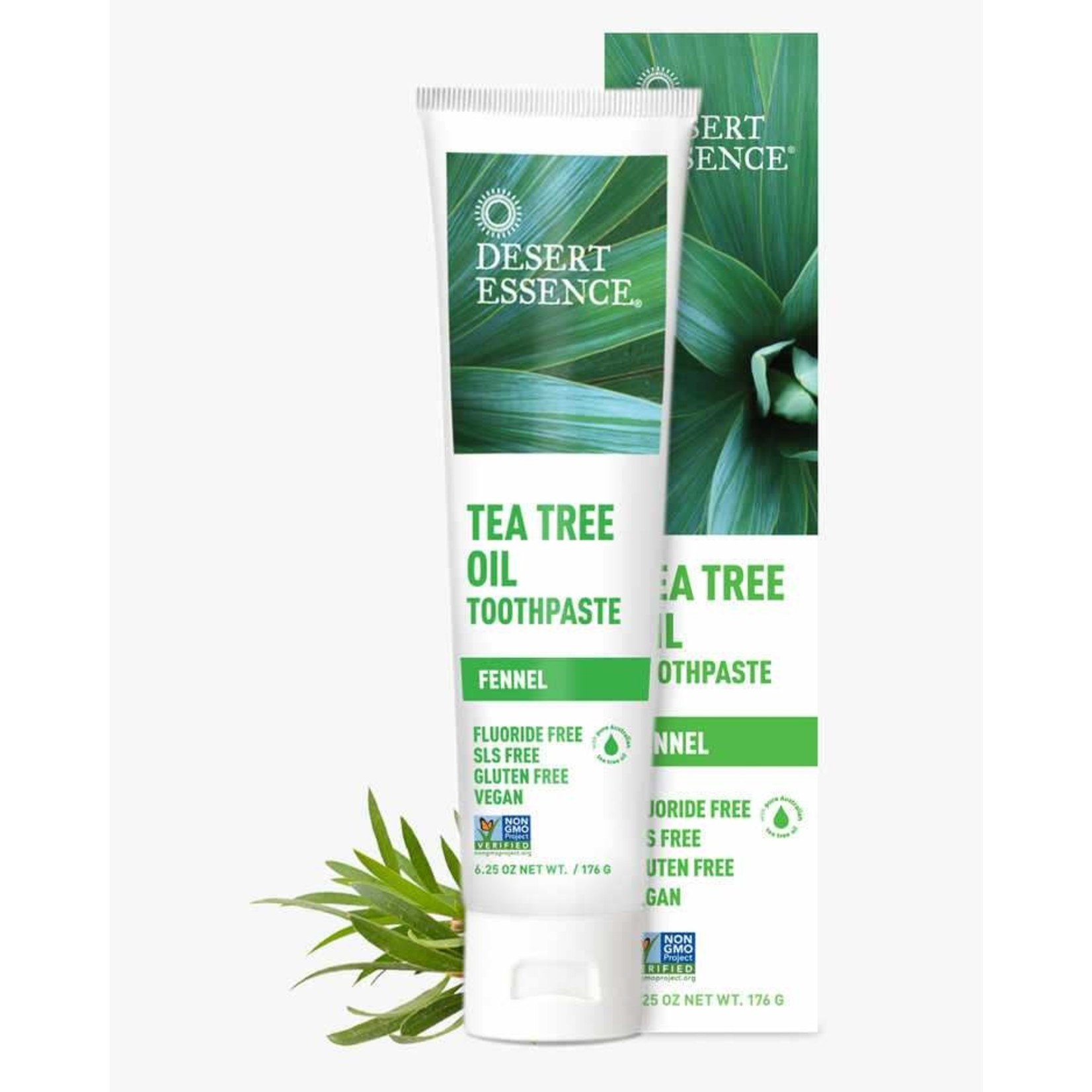 Desert Essence Desert Essence - Toothpaste Tea Tree Fennel - 6.25 oz