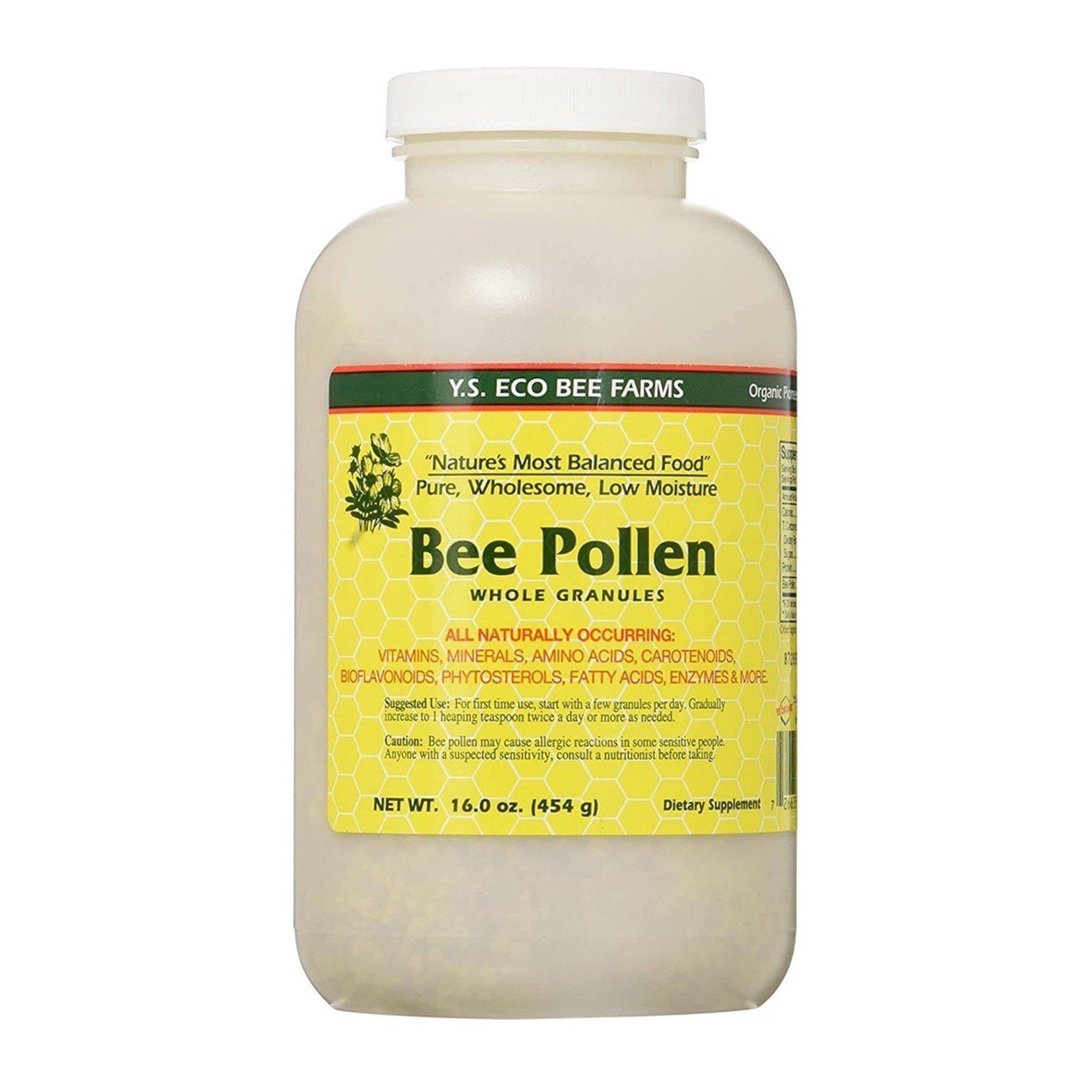 YS Organic Bee Farms Ys Organic Bee Farms - Whole Granule Bee Pollen - 16 oz