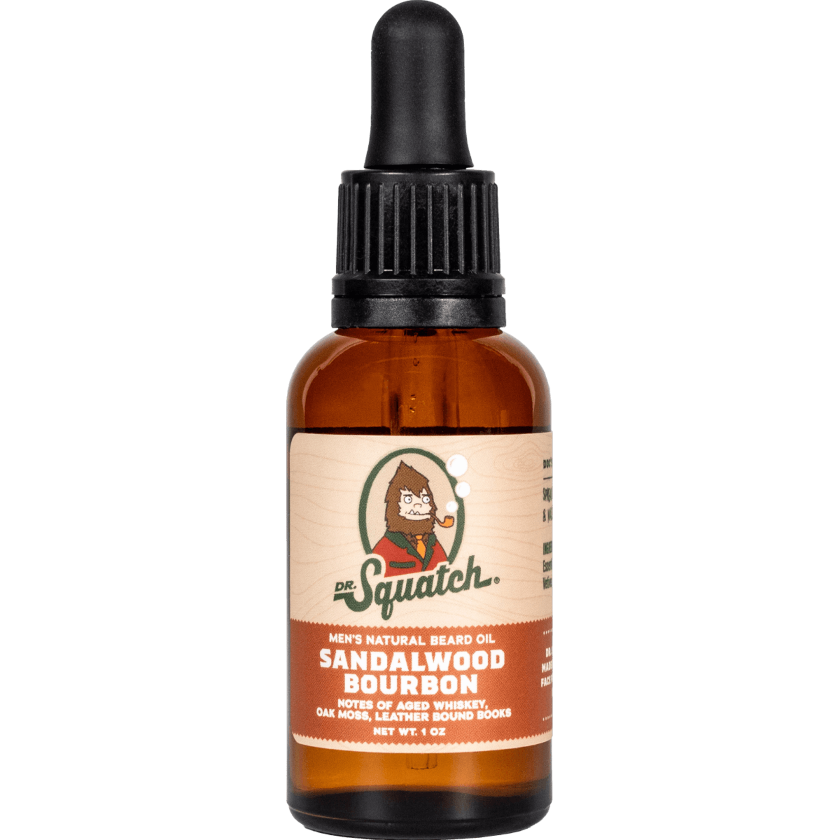 Dr Squatch Dr. Squatch - Sandalwood Bourbon Beard Oil - 1 oz