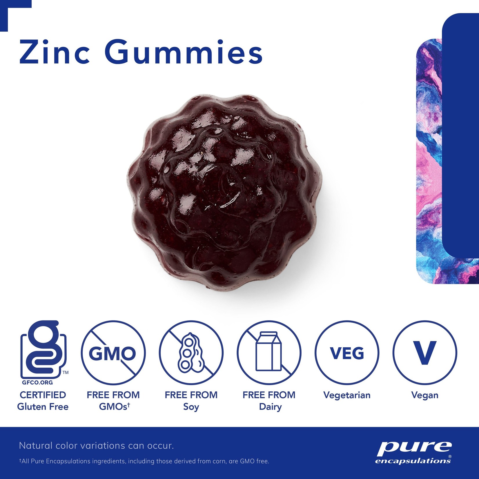 Pure Encapsulations Pure Encapsulations - Zinc Gummies - 100 Gummies