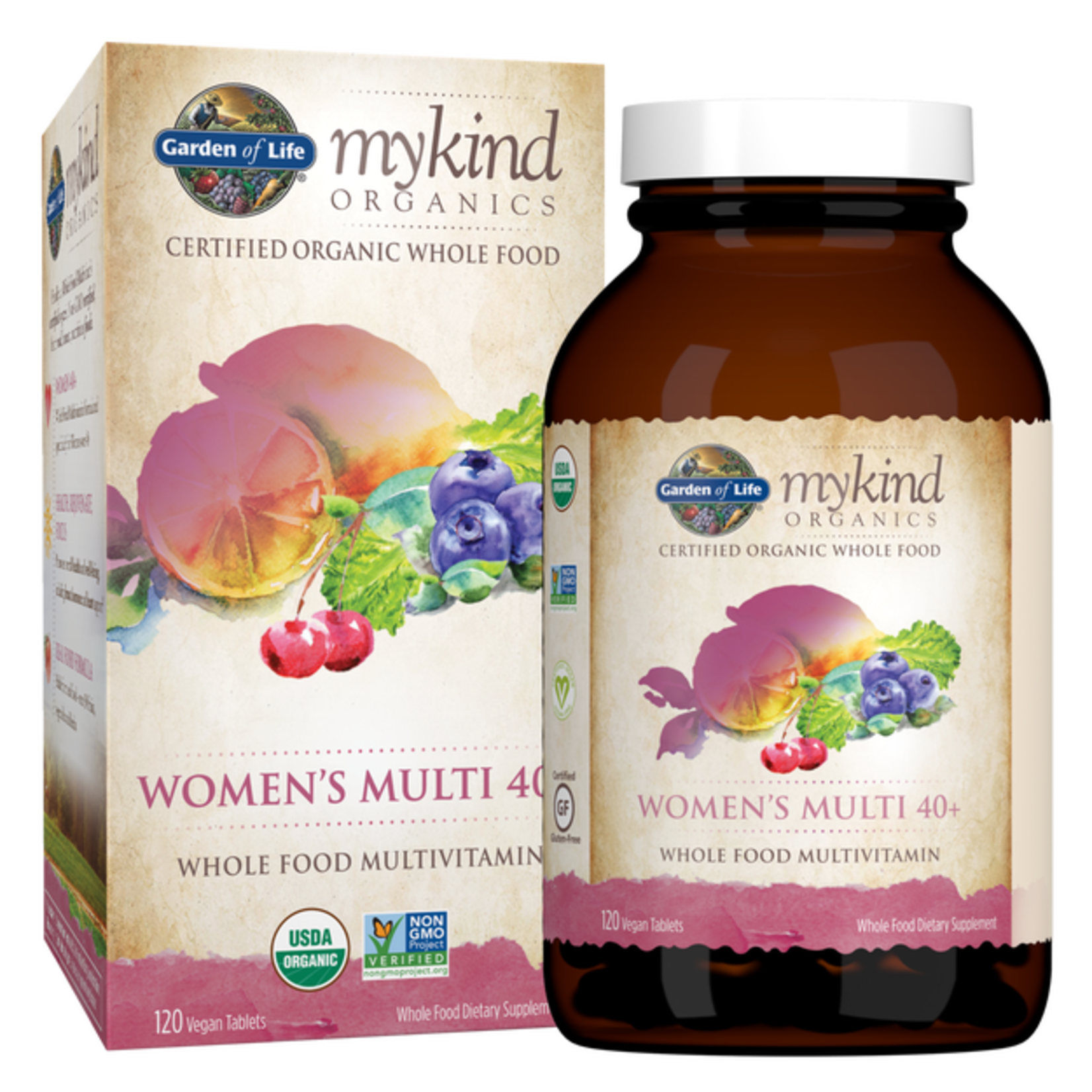 Garden of Life Garden of Life - Mykind Organics Women's Multi 40+ - 120 Tablets