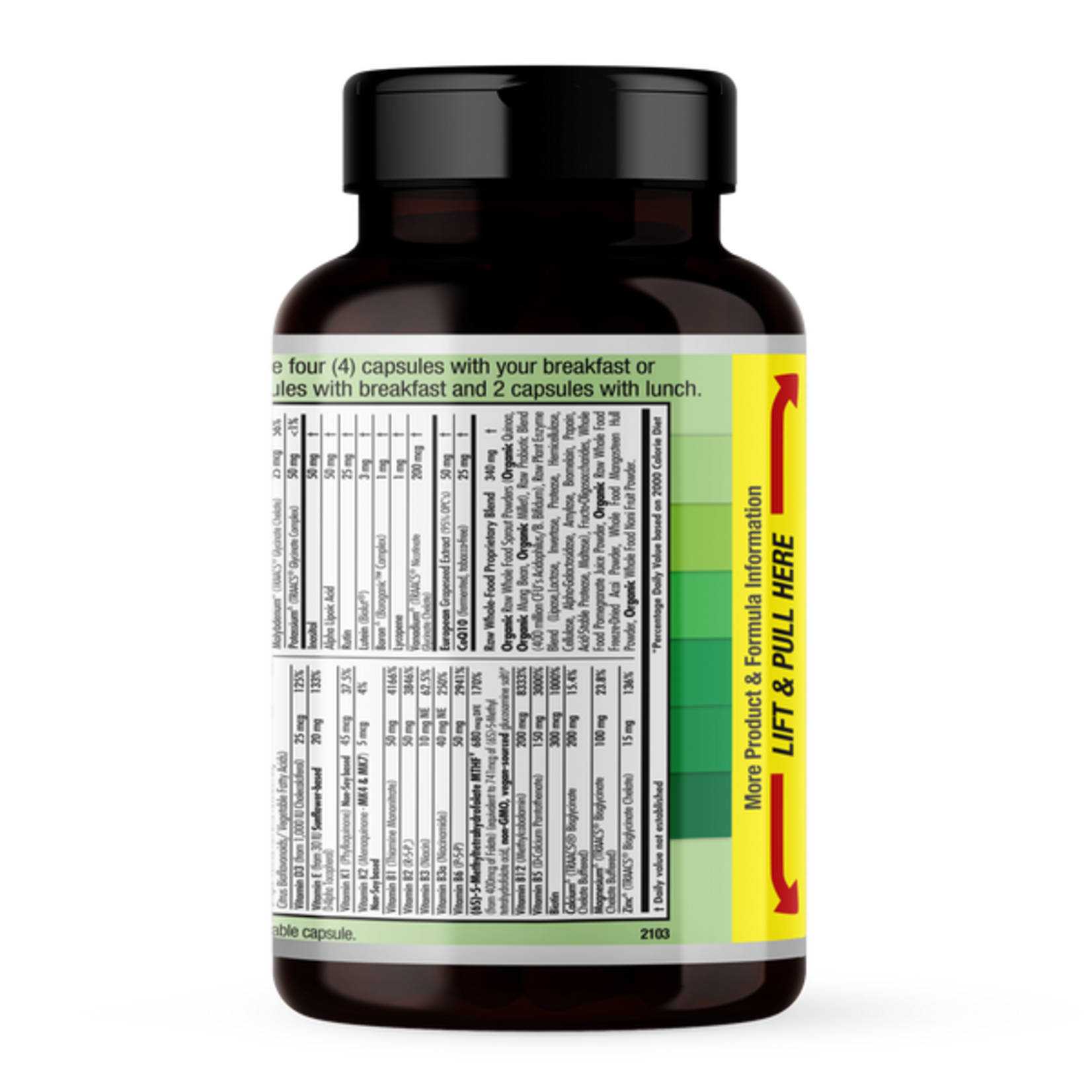 Emerald Labs Emerald Labs - Complete Clinical Multivitamin 4 Daily - 120 Veg Capsules