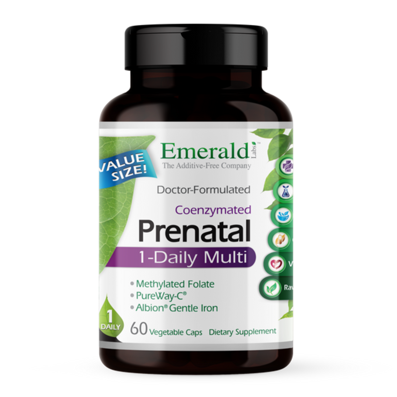 Emerald Labs Emerald Labs - Prenatal 1 Daily Multi - 60 Veg Capsules