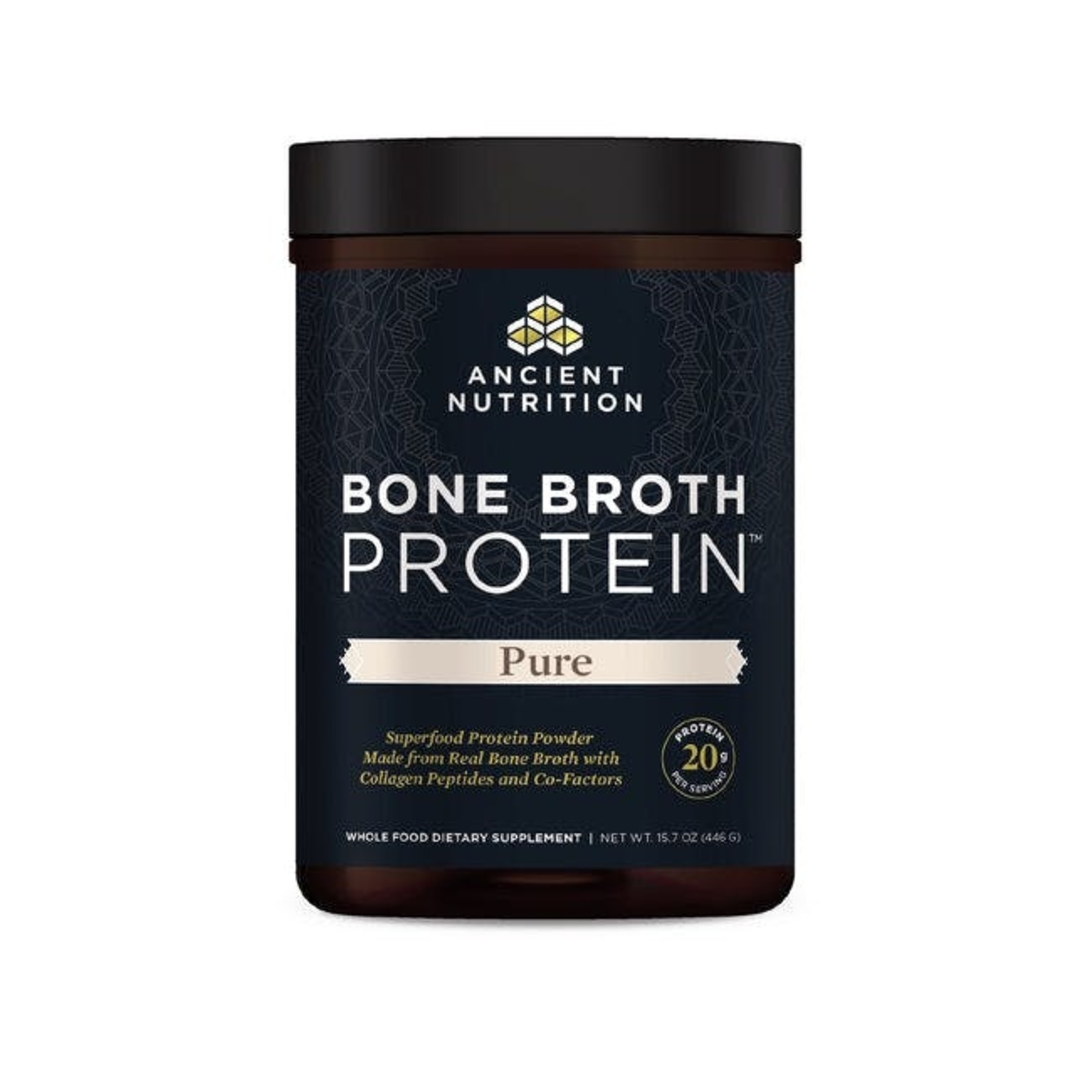 Ancient Nutrition Ancient Nutrition - Bone Broth Protein Pure - 15.7 oz