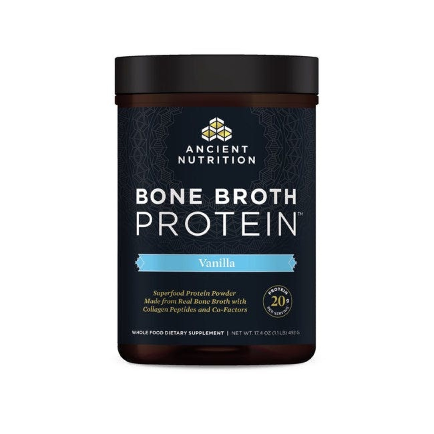 Ancient Nutrition Ancient Nutrition - Bone Broth Protein Vanilla - 17.4 oz
