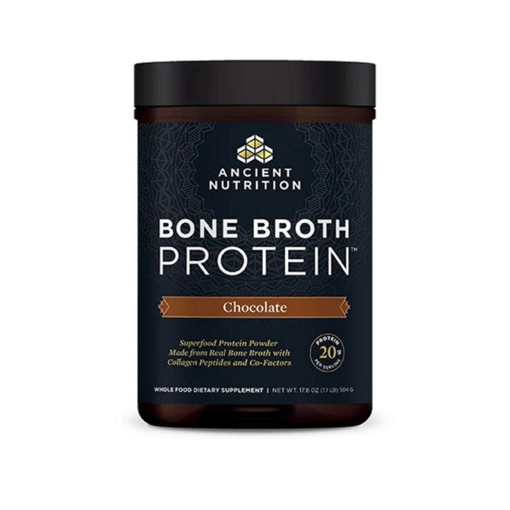 Ancient Nutrition Ancient Nutrition - Bone Broth Protein Chocolate - 17.8 oz