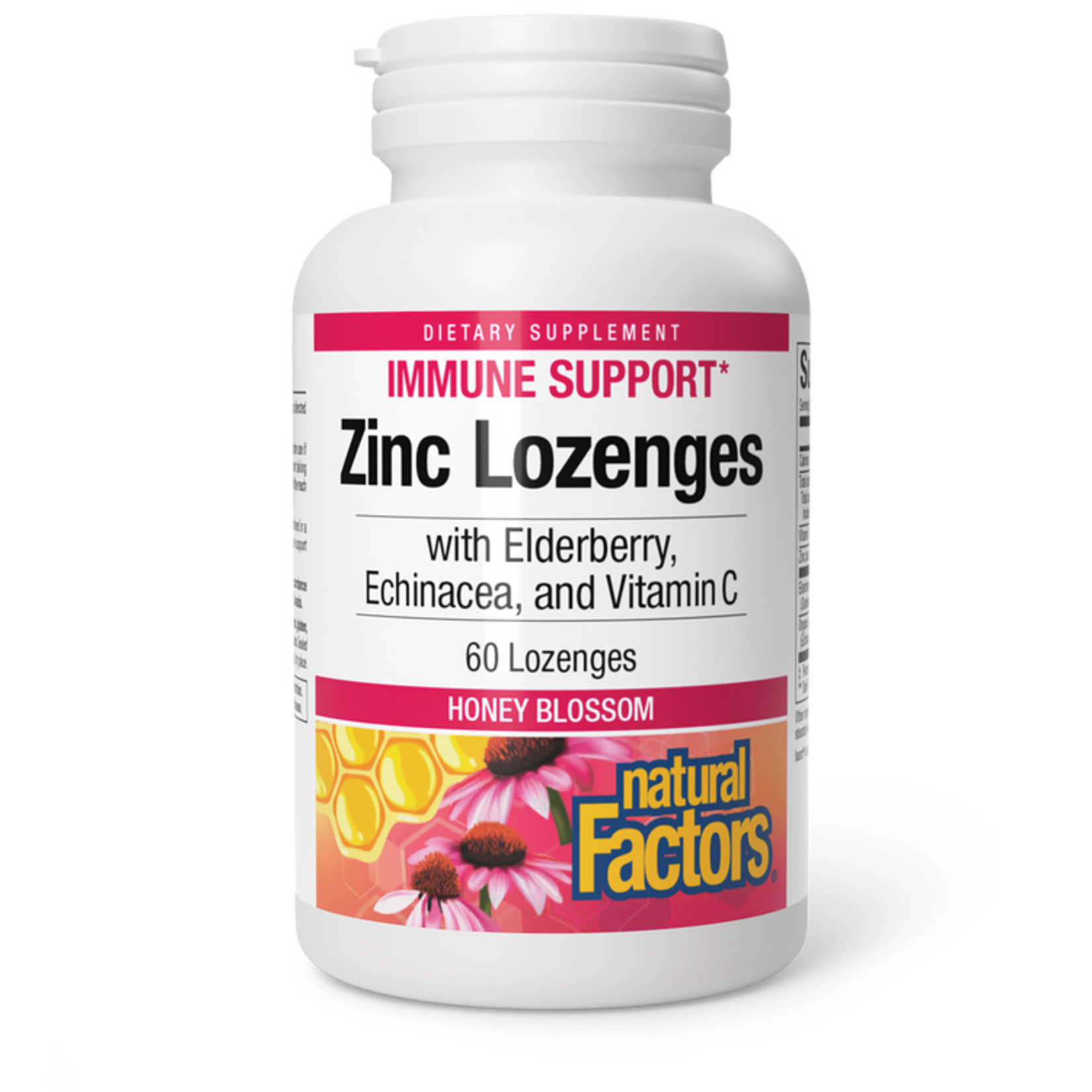 Natural Factors Natural Factors - Zinc with Elderberry - 60 Lozenges