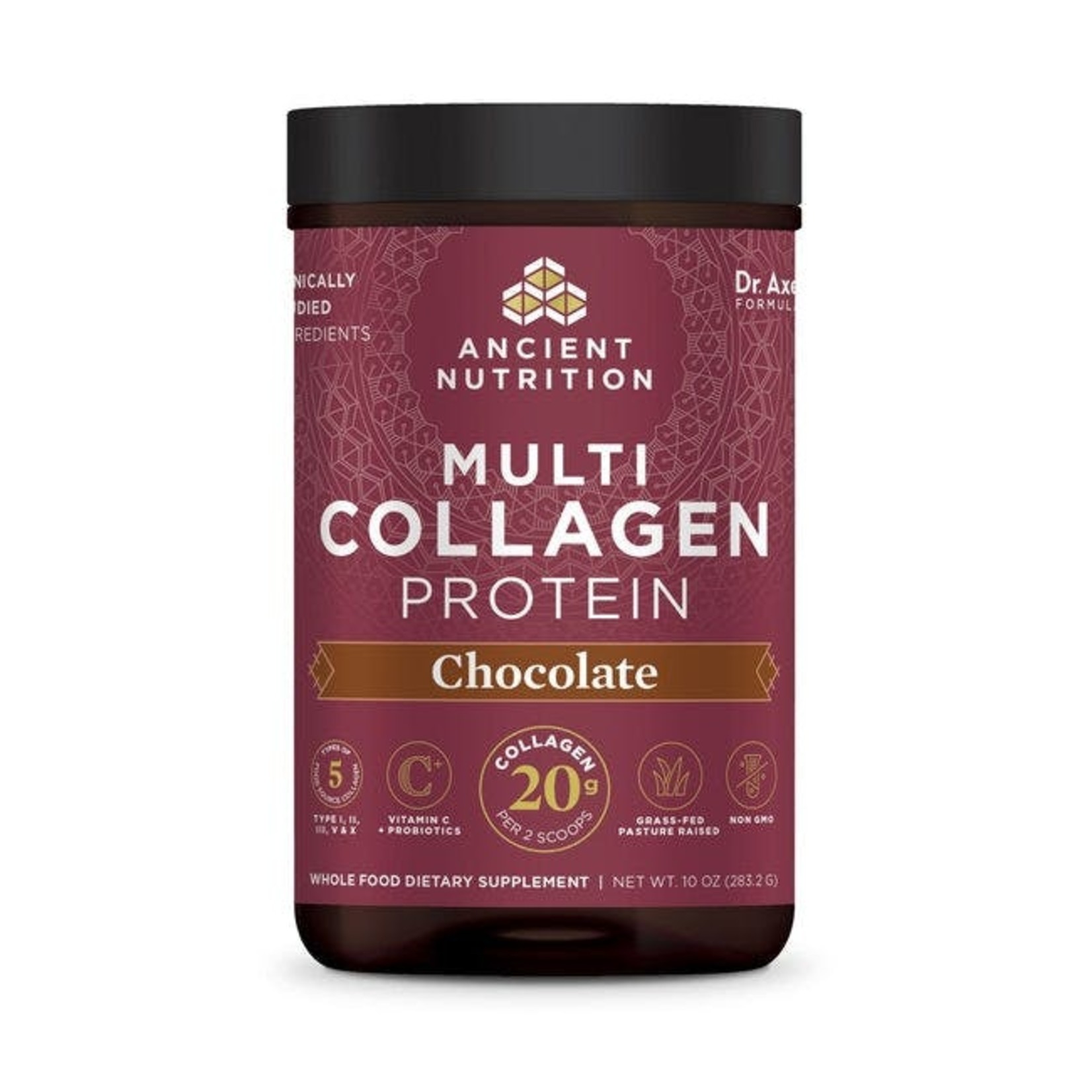 Ancient Nutrition Ancient Nutrition - Multi Collagen Protein Chocolate - 10 oz
