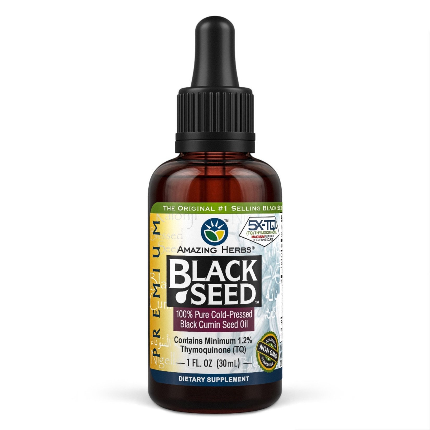 Amazing Herbs Amazing Herbs - Premium Black Seed Oil - 1 oz