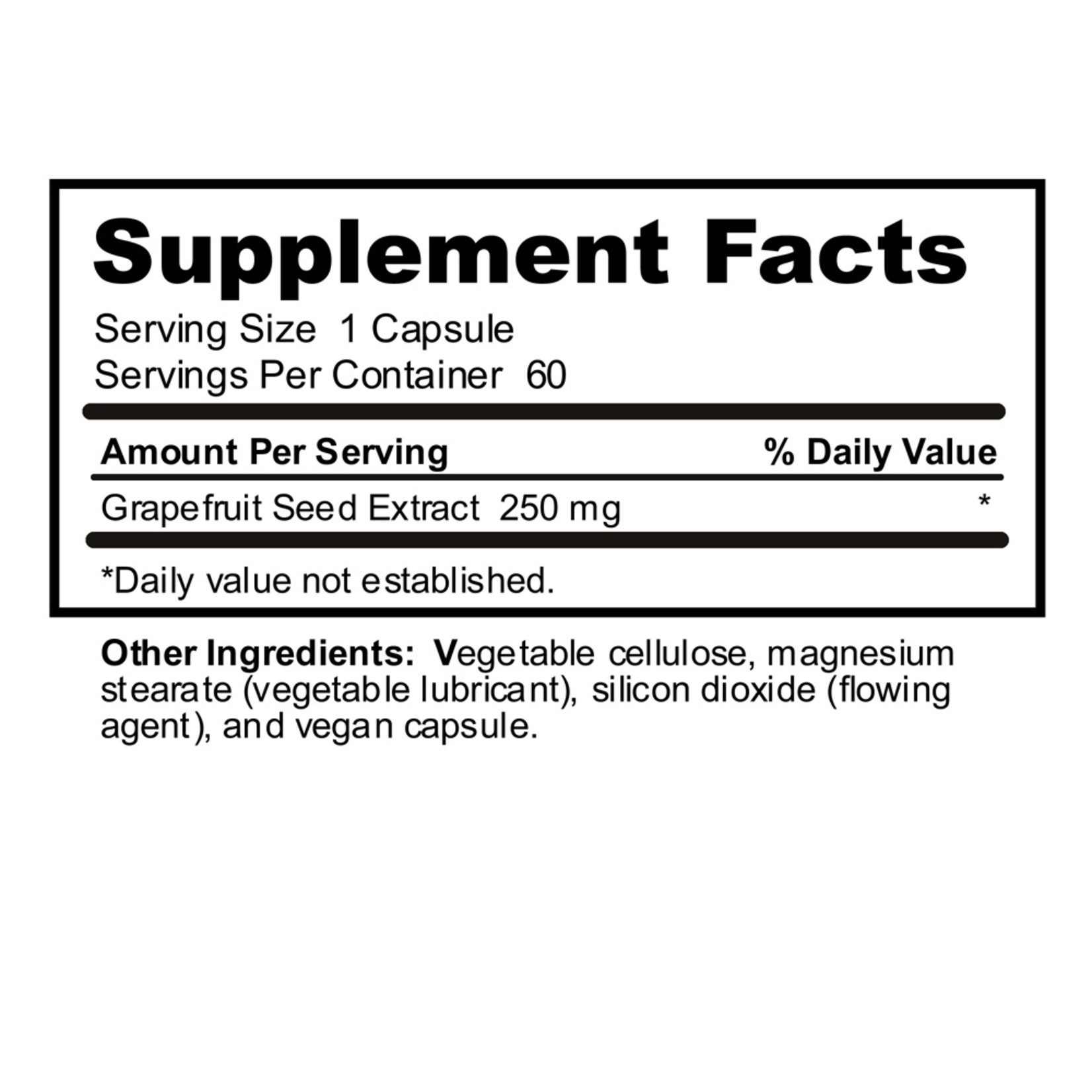 Nutribiotic Nutribiotic - Grapefruit Seed Concentrate 250 mg - 60 Capsules