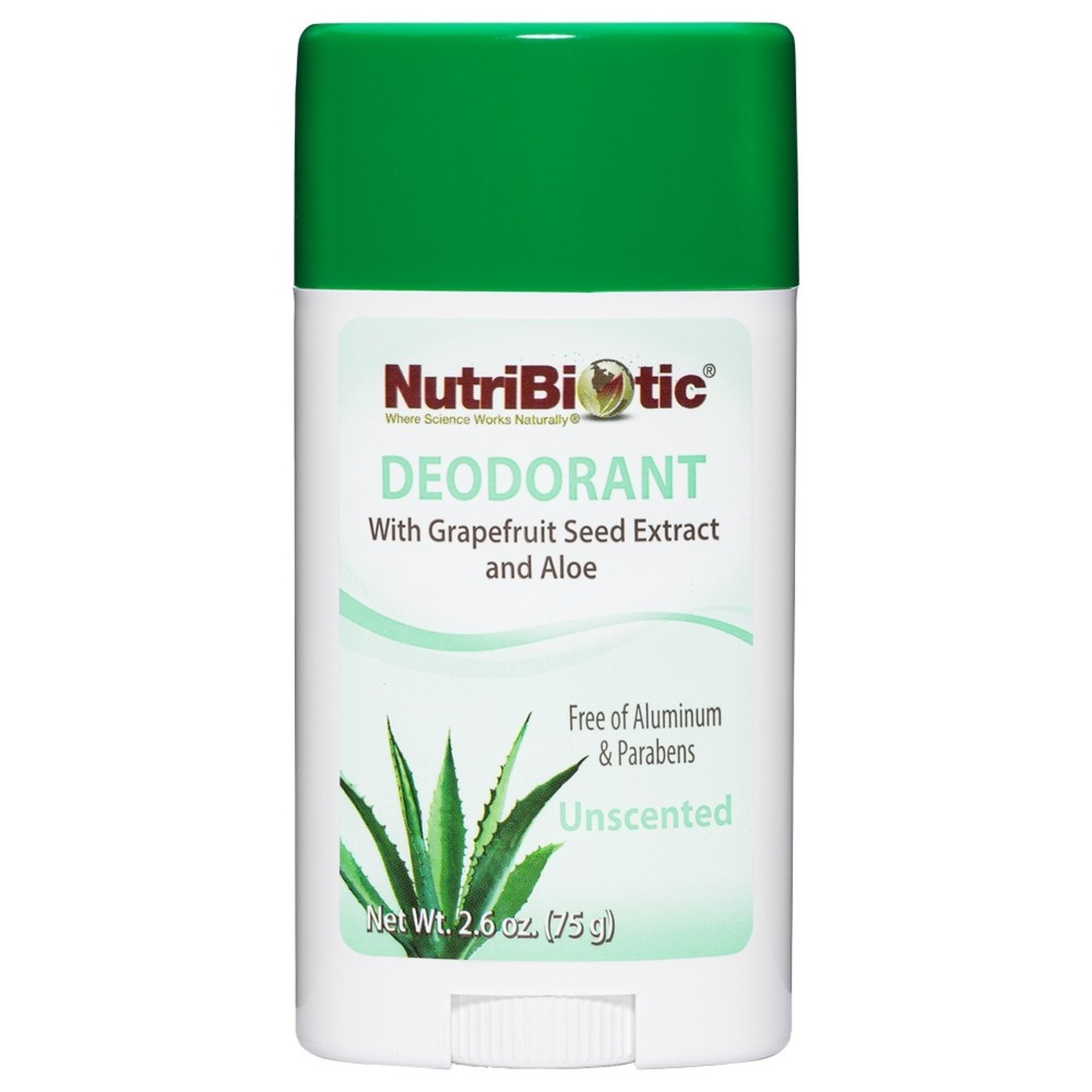 Nutribiotic Nutribiotic - Deodorant Stick Unscented - 2.6 oz