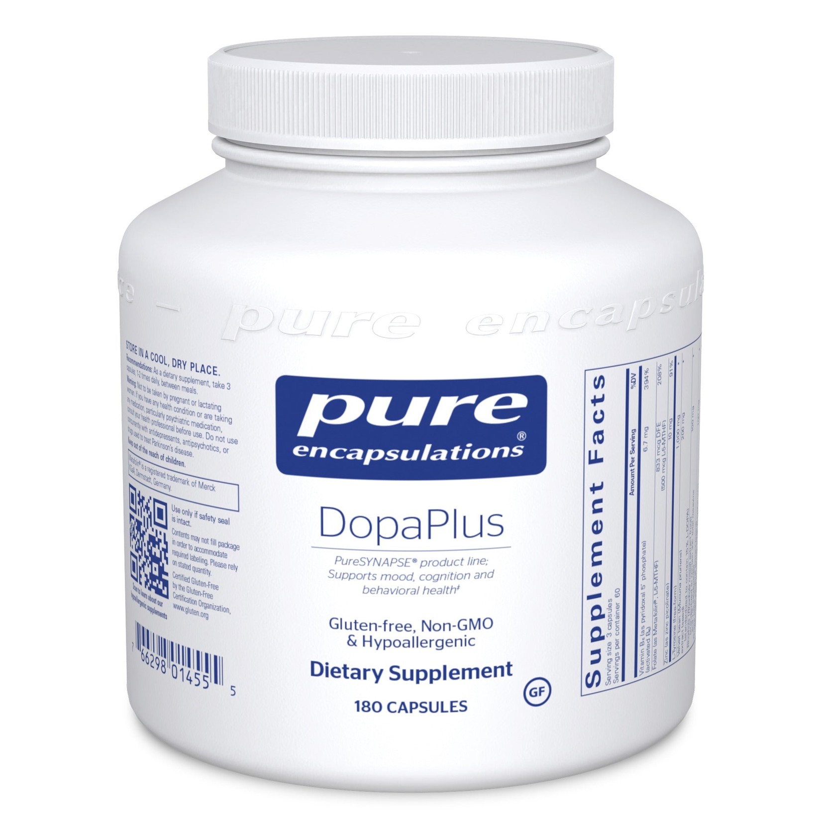 Pure Encapsulations Pure Encapsulations - DopaPlus - 180 Capsules