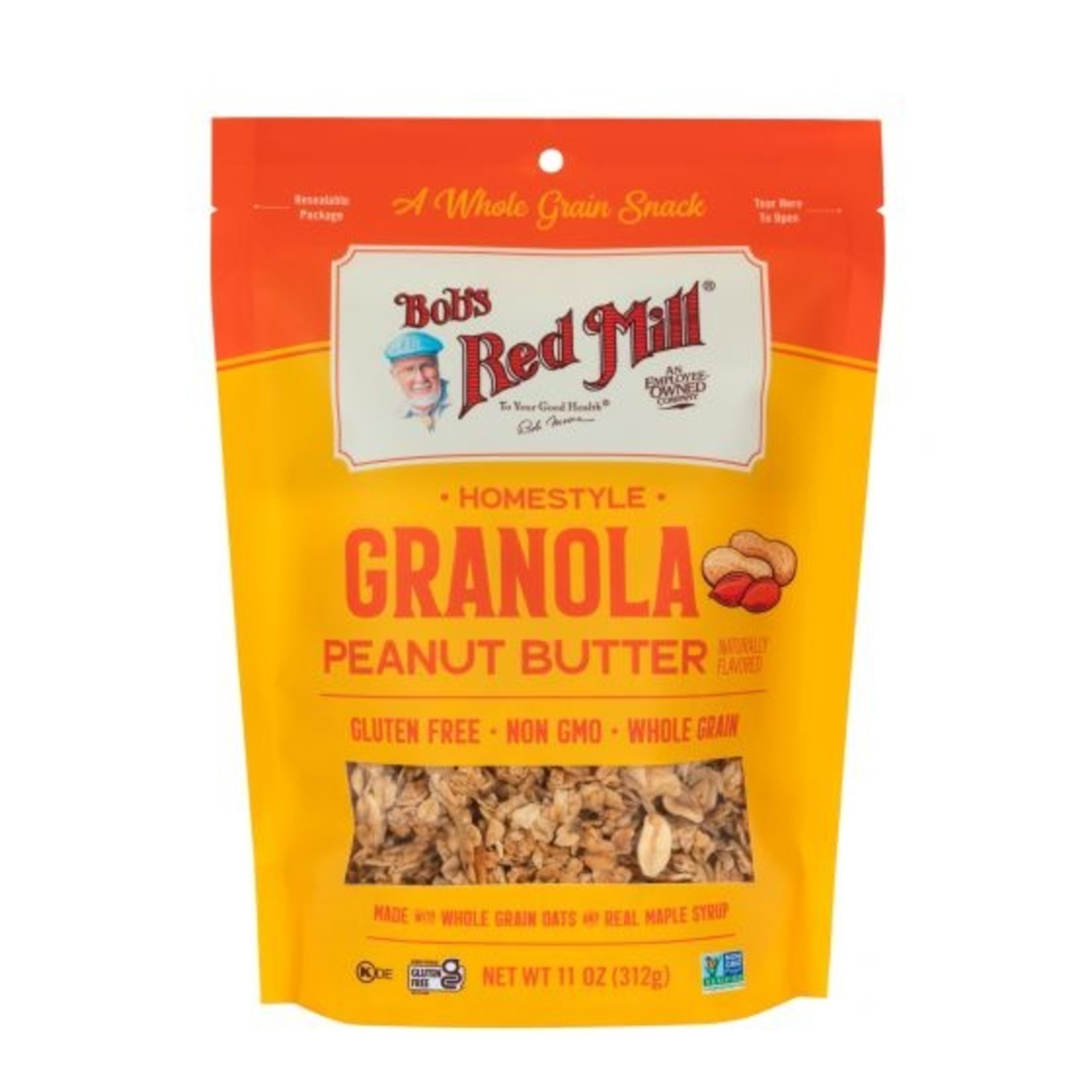 Bobs Red Mill Bobs Red Mill - Homestyle Granola Peanut Butter - 11 oz
