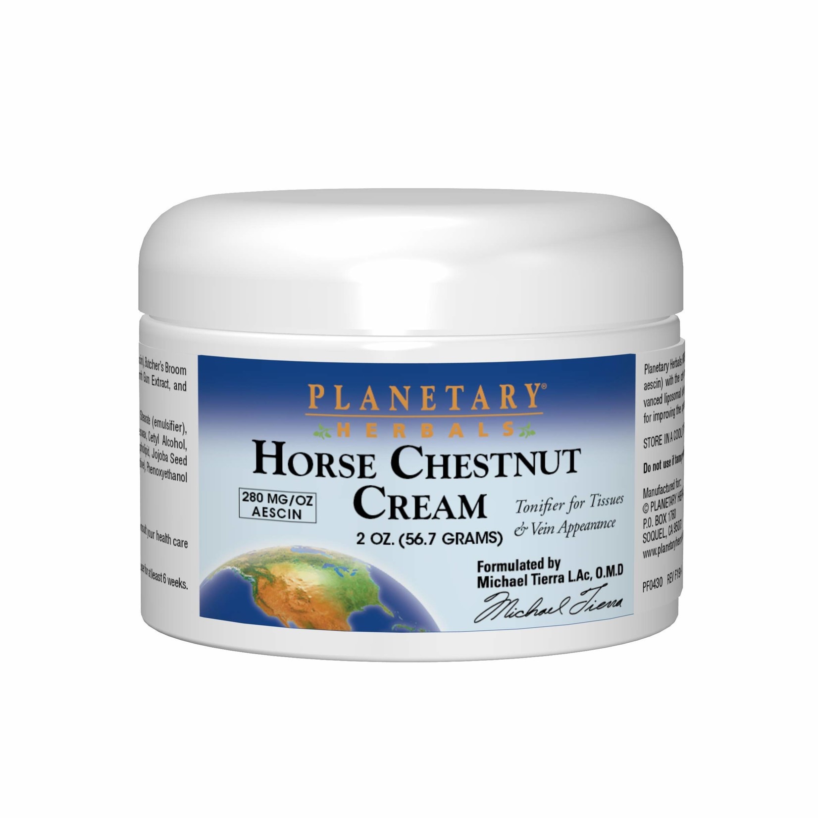 Planetary Herbals Planetary Herbals - Horse Chestnut Cream - 2 oz