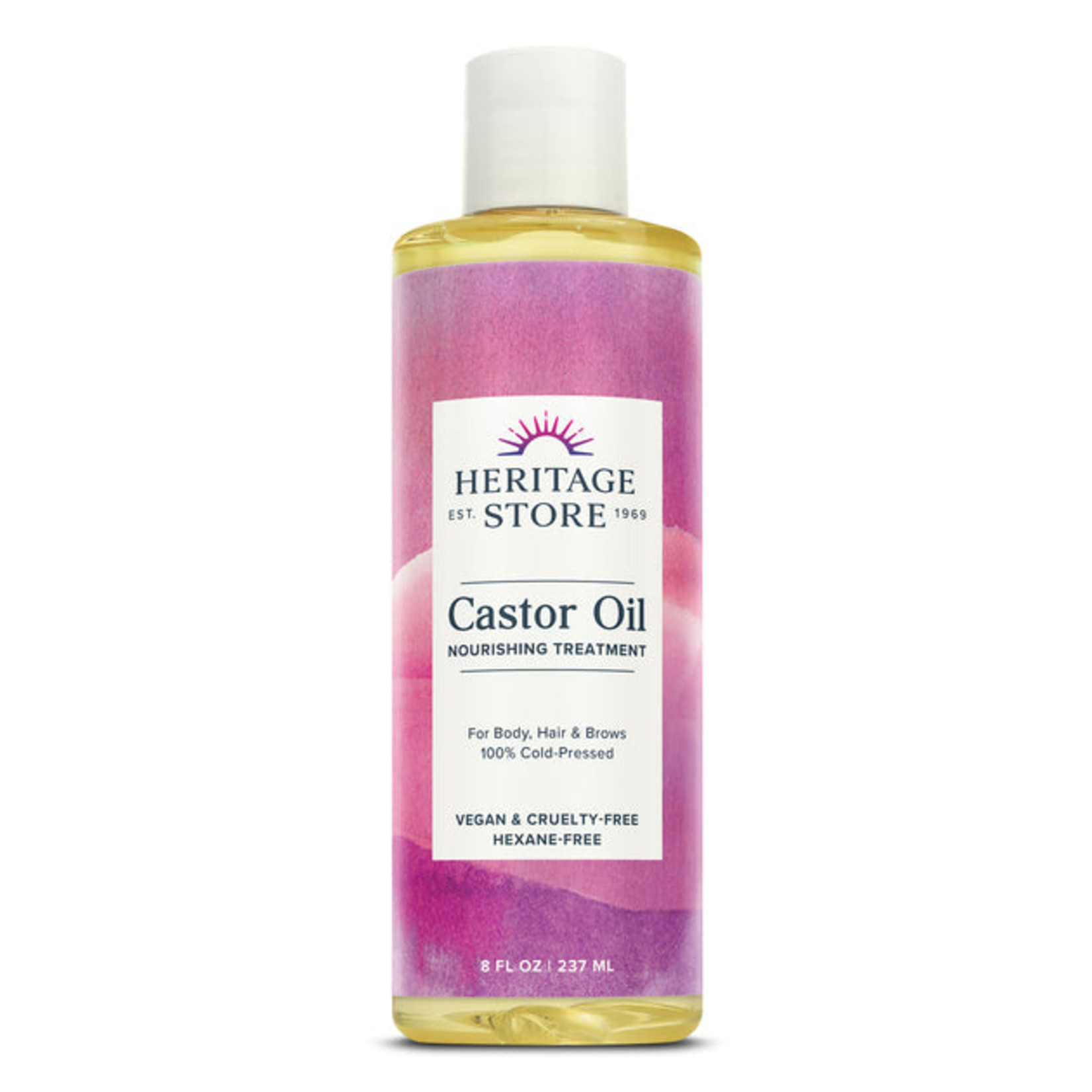 Heritage Store Heritage Store - Castor Oil Hexane Free - 8 oz