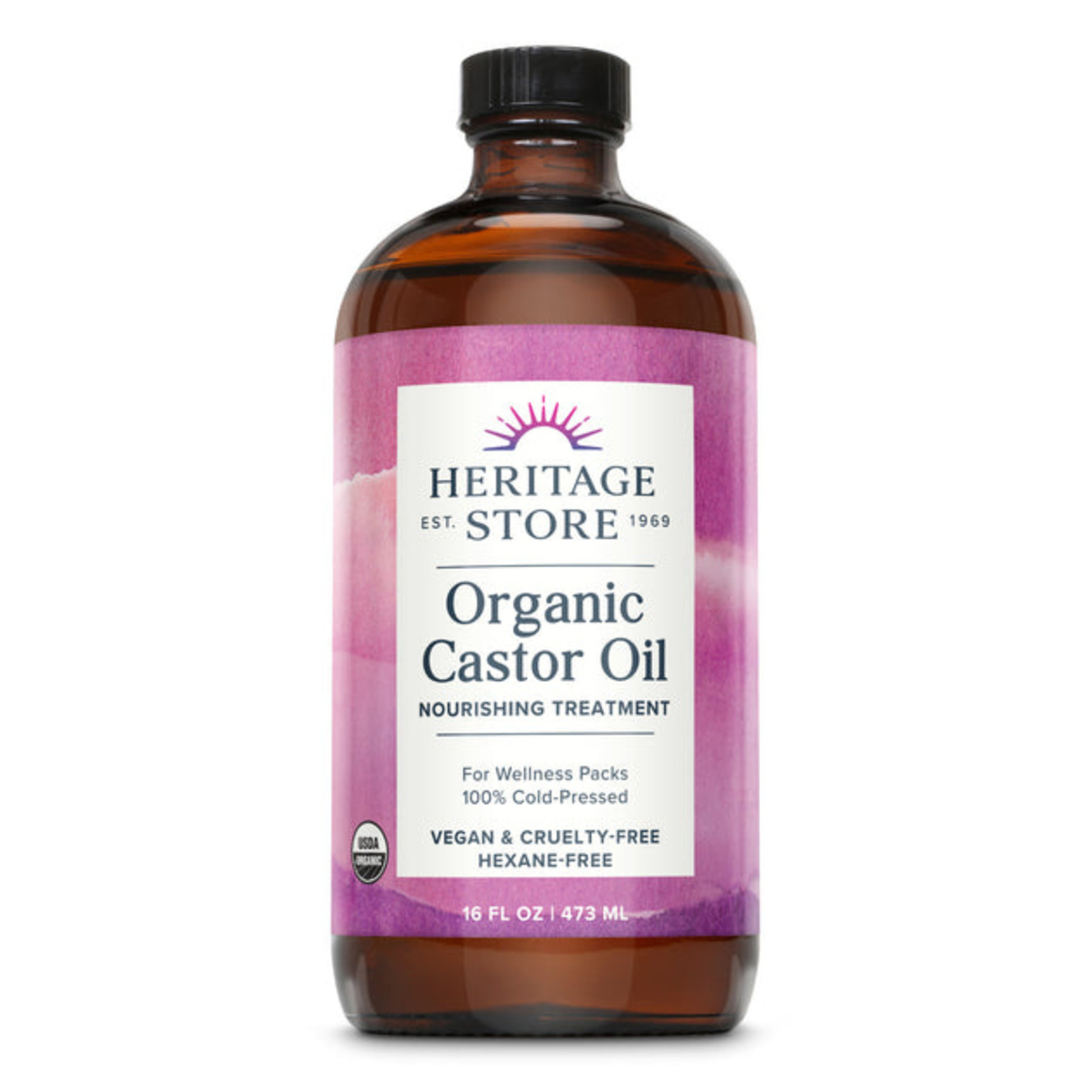 Heritage Store Heritage Store - Organic Castor Oil - 16 fl oz