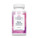 Heritage Store Black Seed Oil 650 mg - 90 Capsules