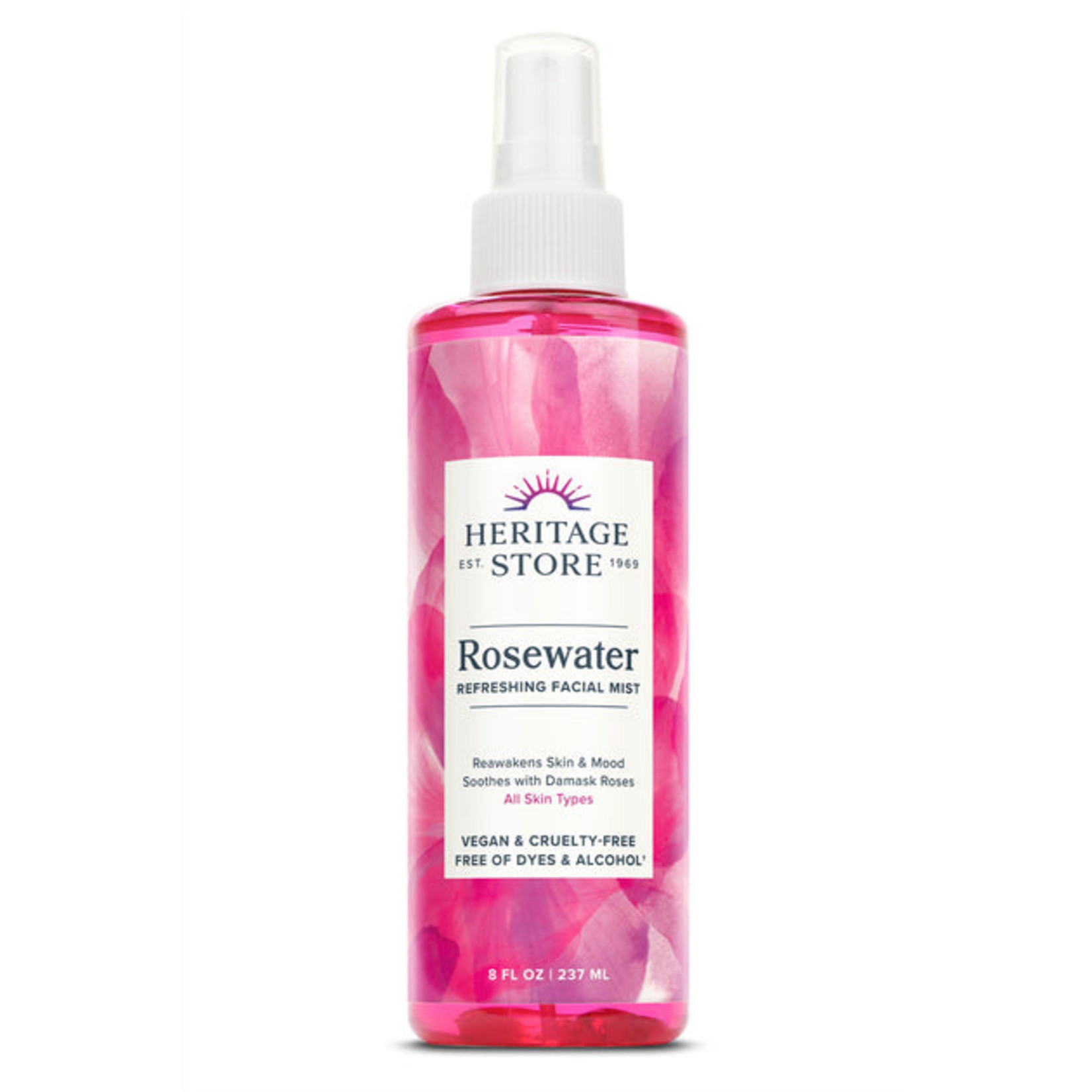 Heritage Store Heritage Store - Rose Petals Rosewater Spray - 8 oz