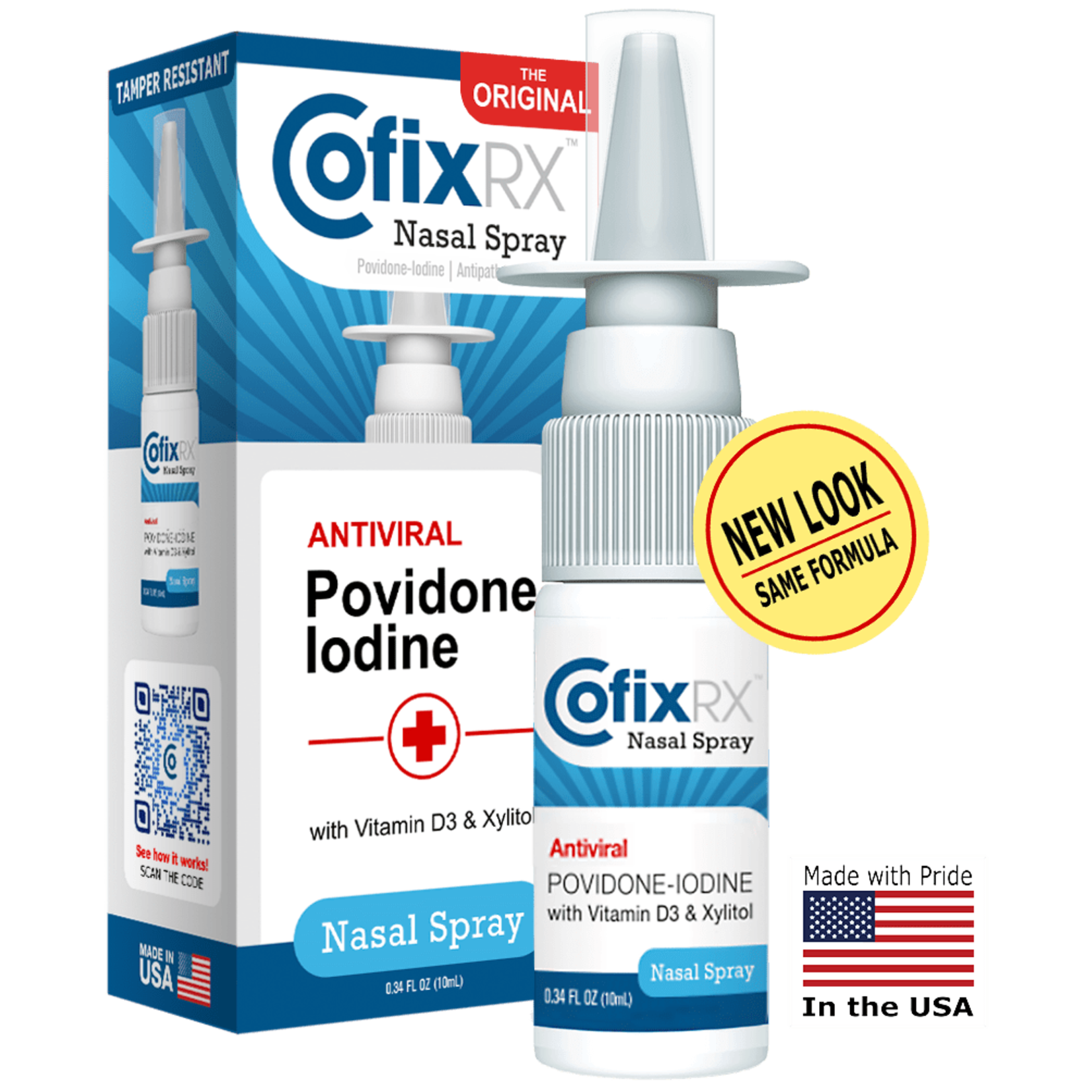 CofixRX CofixRX - Povidone Iodine Nasal Cleanse Spray - 10 mL