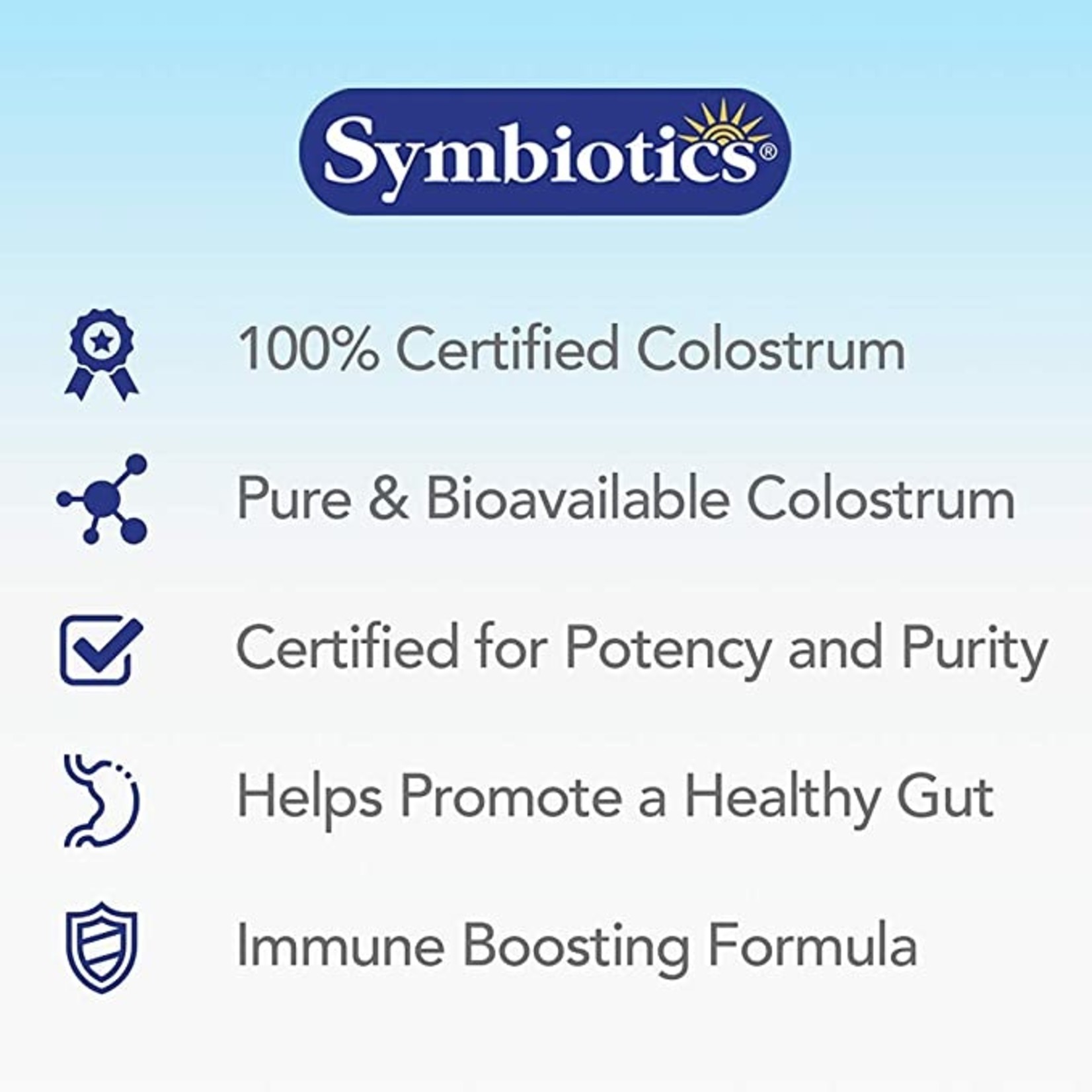 Symbiotics Symbiotics - Colostrum Plus - 60 Capsules