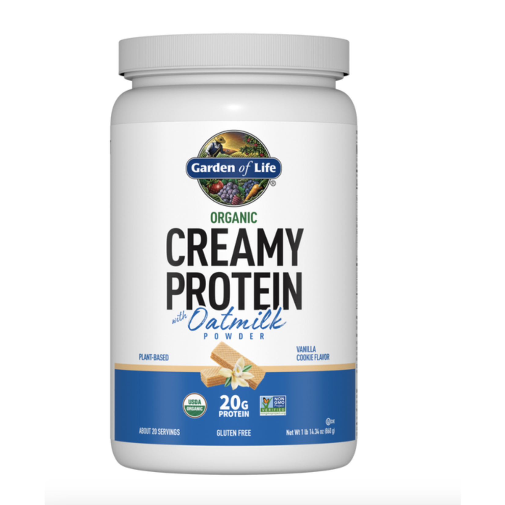 Garden of Life Garden of Life - Organic Creamy Protein Vanilla Cookie - 860 g